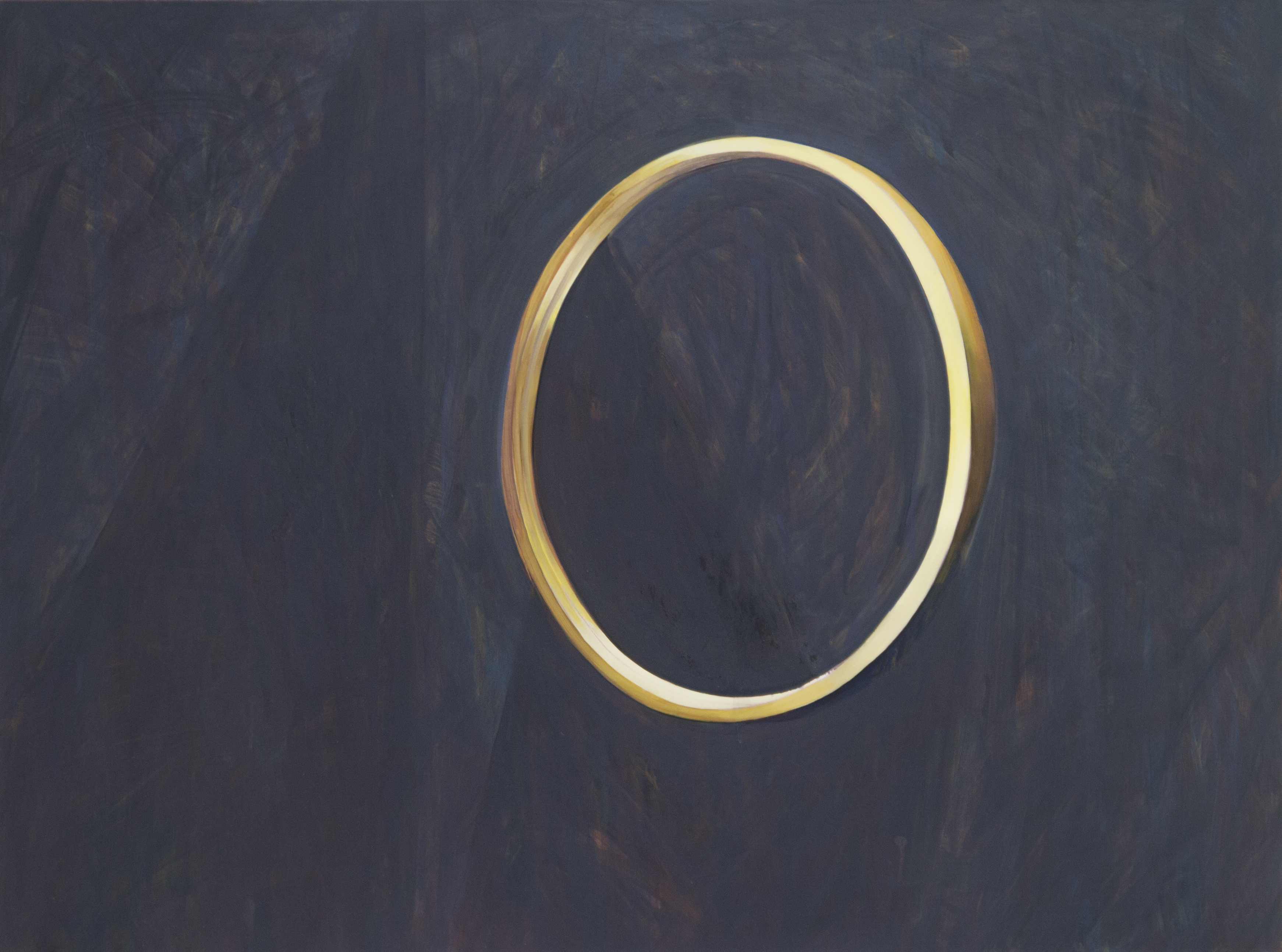 The golden circle, 2019, oil on canvas, 97x130cm