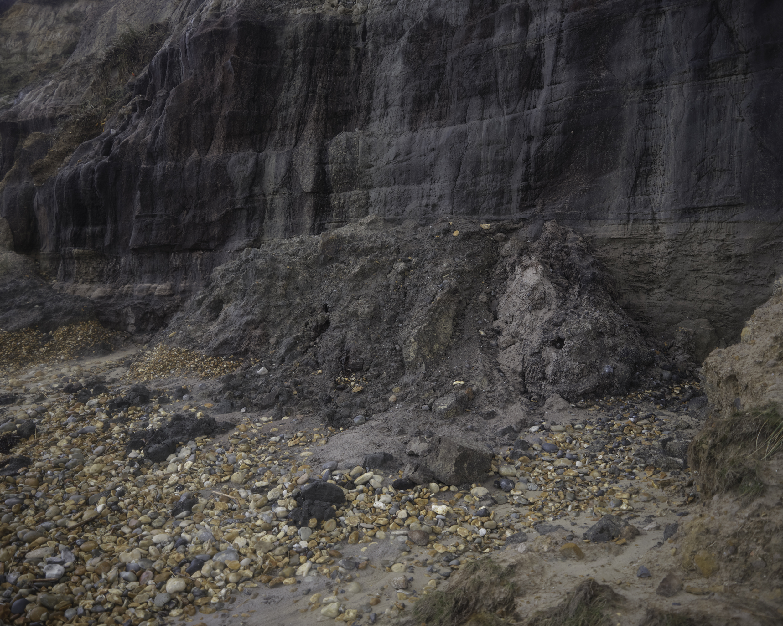 Erosion on Hengistbury Head, Weymouth