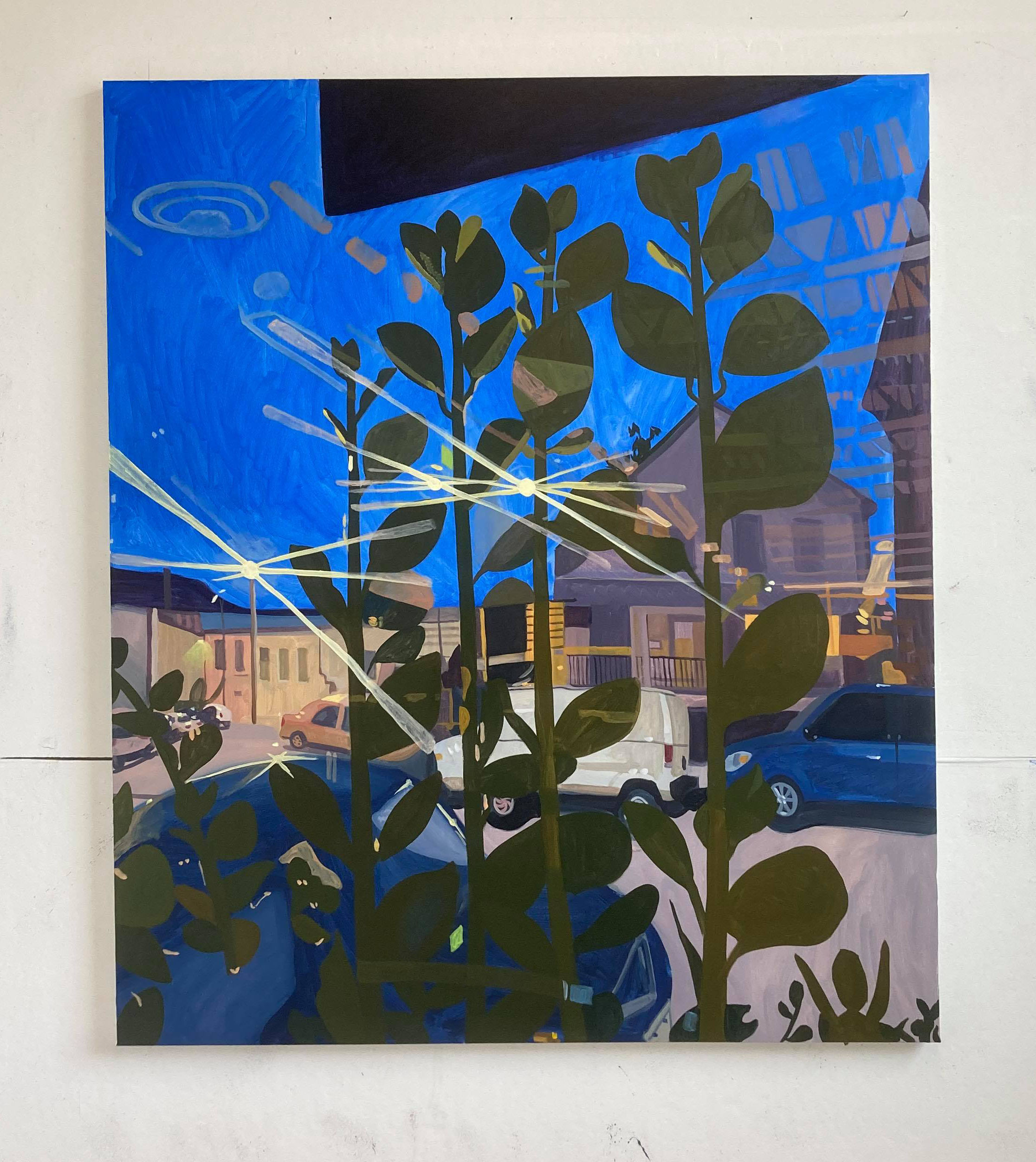 view from work / oil on canvas / 2021