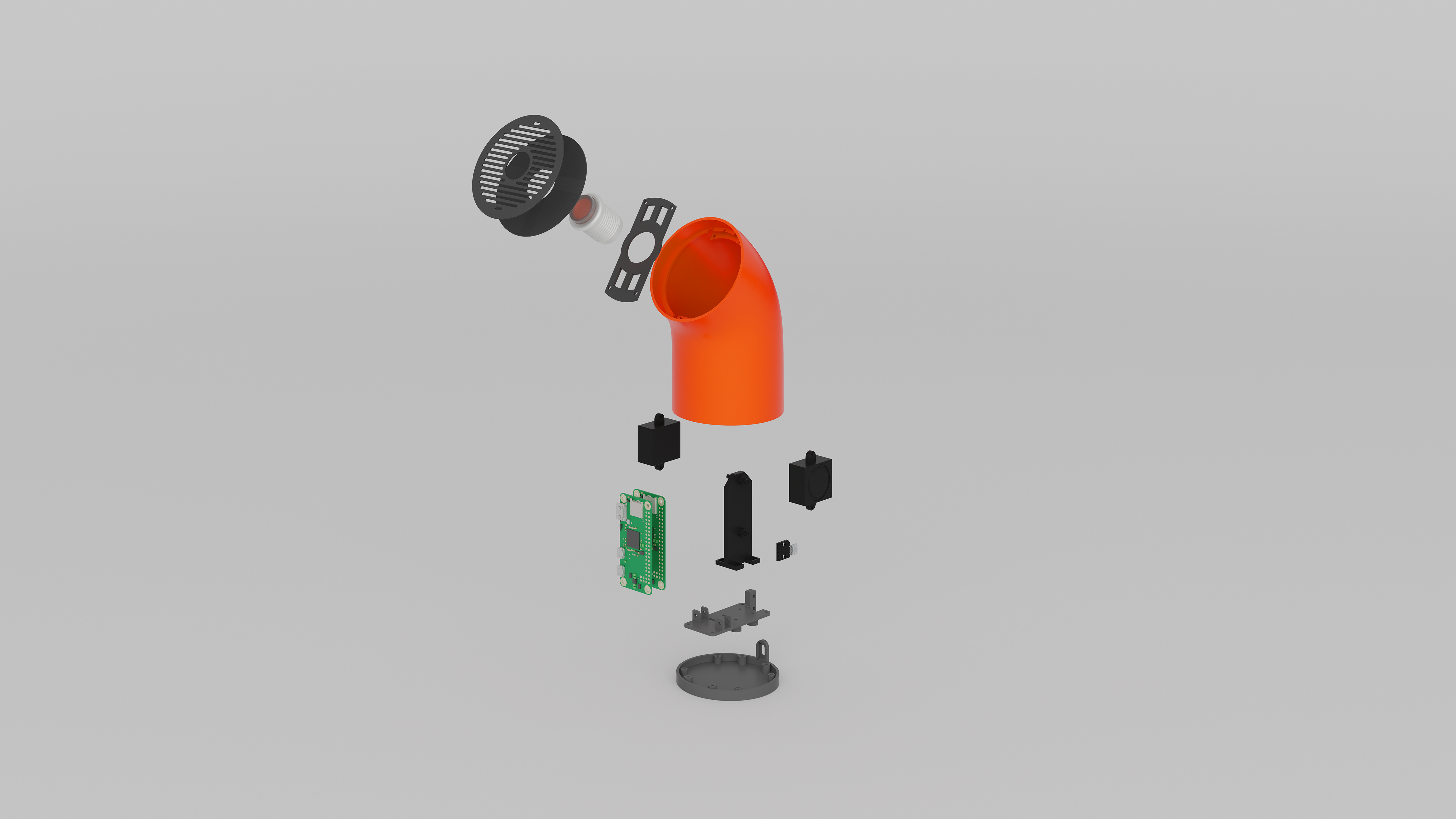 SImplified exploded view