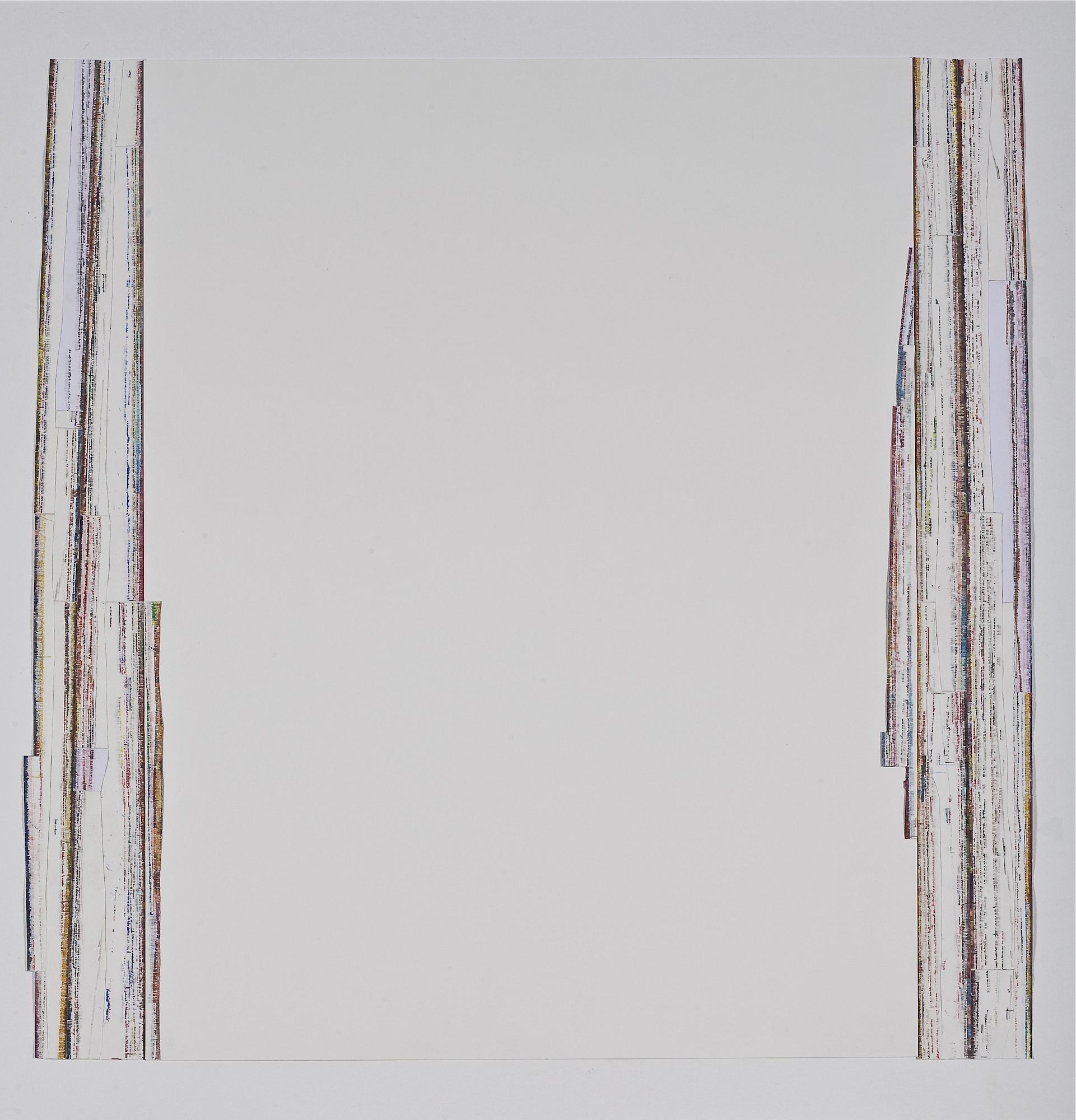  Untitled, 2013 . Pencil and color pencil on paper . 65 x 60 cm 