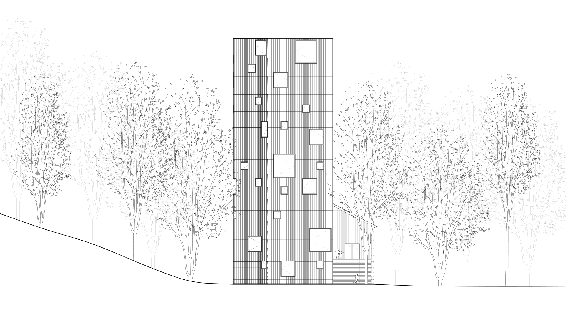 West elevation