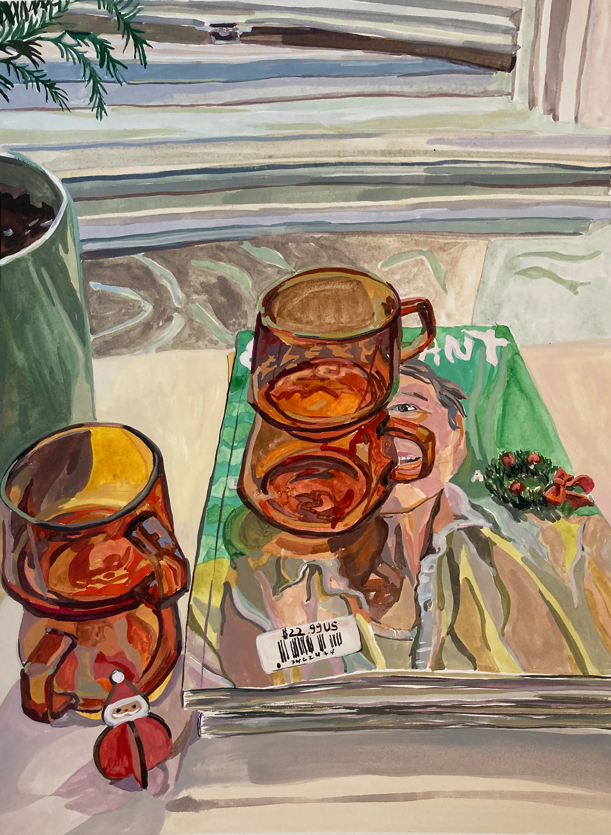 Watercolor on Bristol, 9x12 in