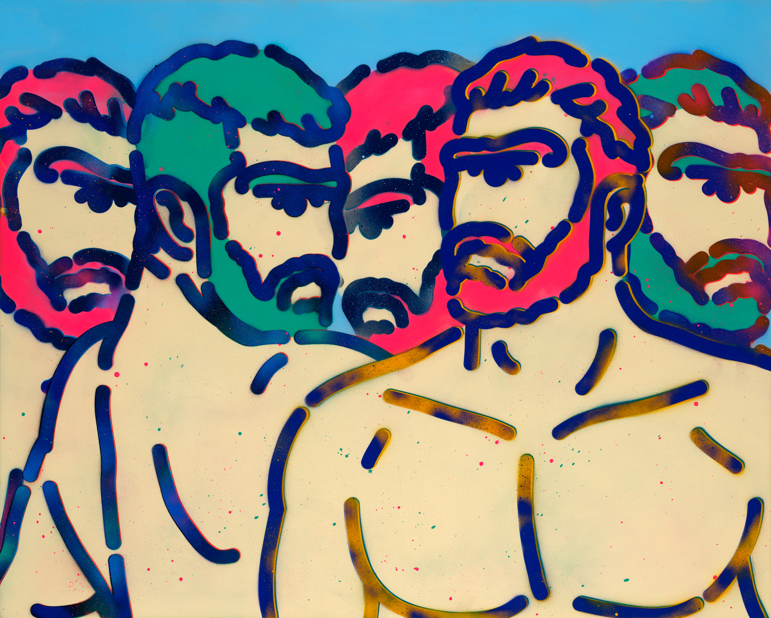 Friends 2016, acrylic on canvas, 80.5 x 100cm2016, 캔버스에 아크릴, 80.5 x 100cm