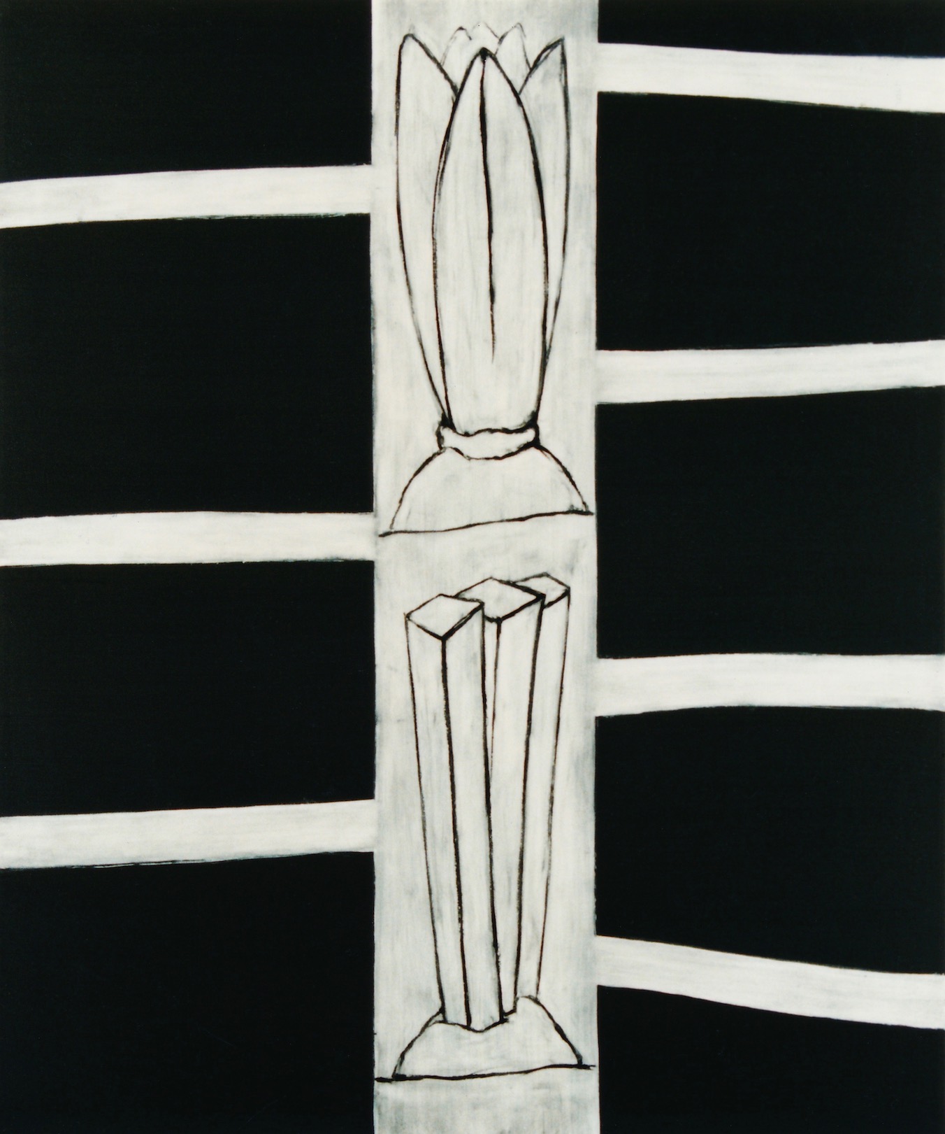 Untitled 1994, acrylic and oil on canvas, 150 x 125 cm, Stadscollectie (Stroom, Haags Gemeentemuseum)