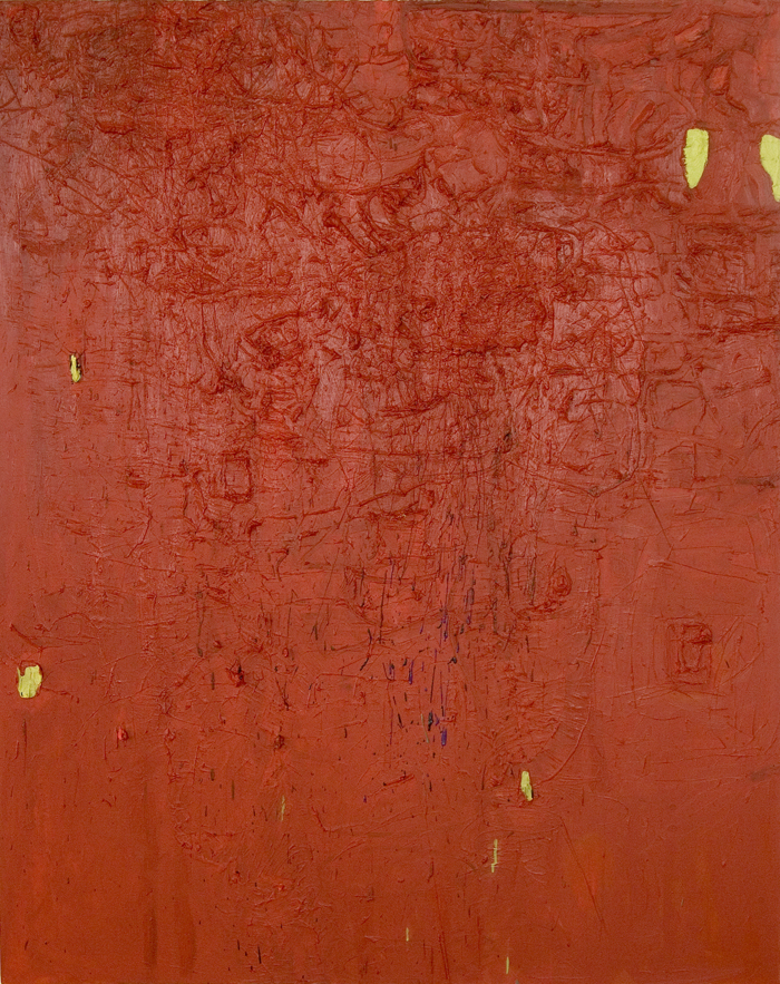  Halo 39, 2007, oil on canvas with canvas, 60x48in