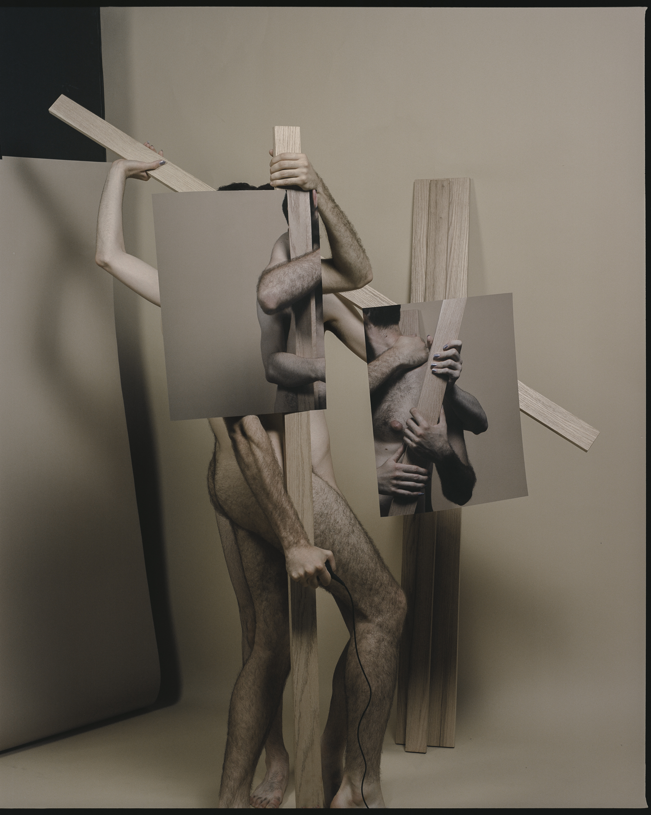 Self-Portrait with Jack (INRI Performance), 2019Archival pigment print22 x 27.5 in