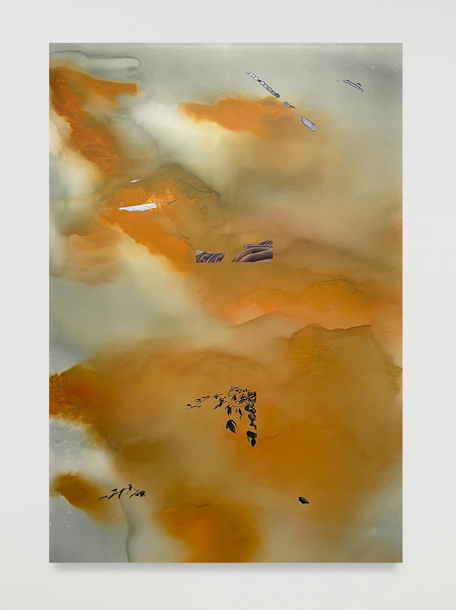 What is Important?Oil and acrylic on nylon, 190x130 cm, 2024