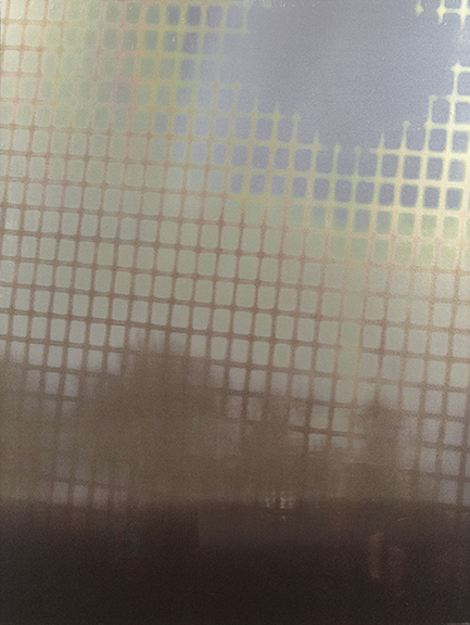 Window 3, 20 x 15. Latex Ink on Silver Vinyl on Dibond.