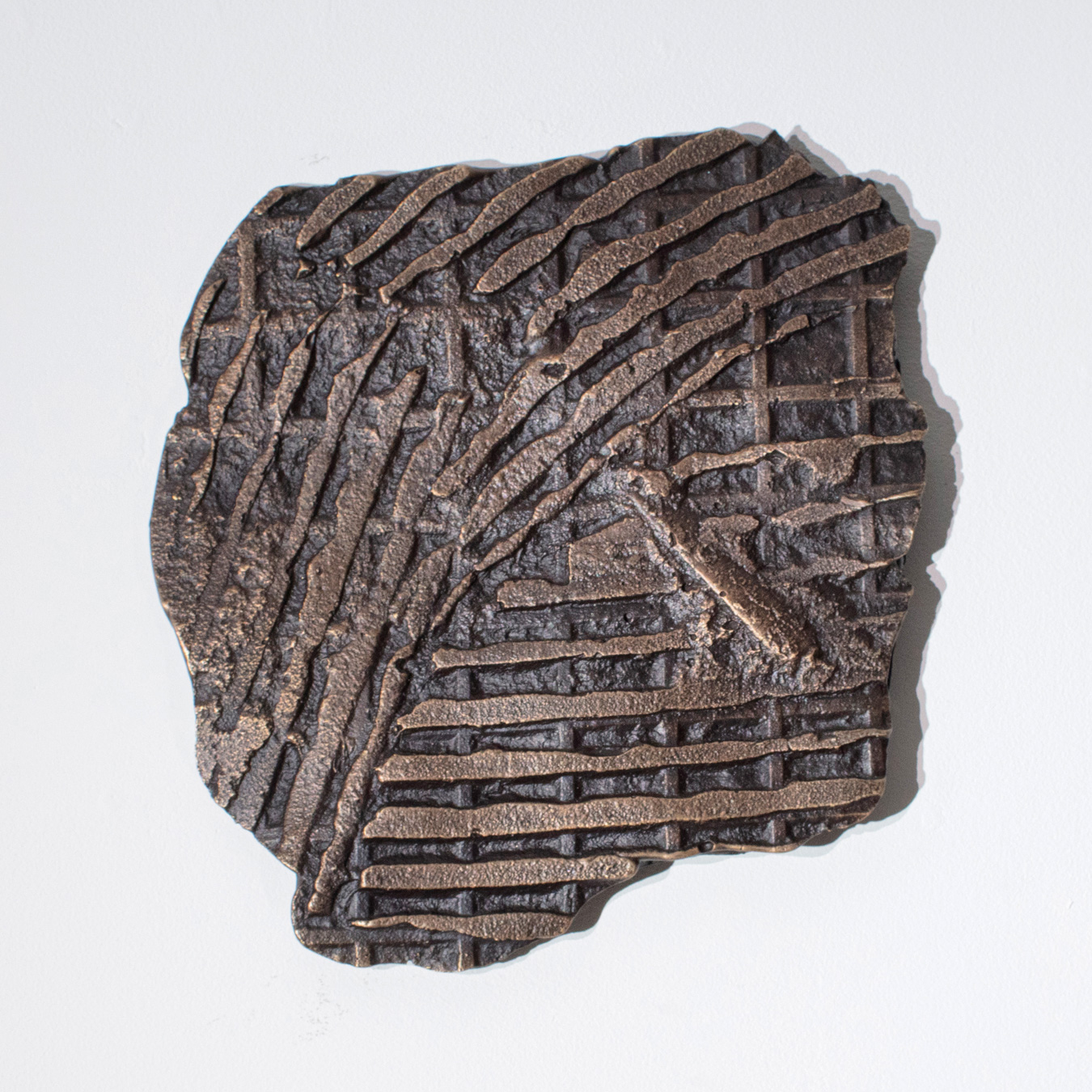 Mahon Way / Footpath Fossil / Bronze / 250 x 240mm / 2020