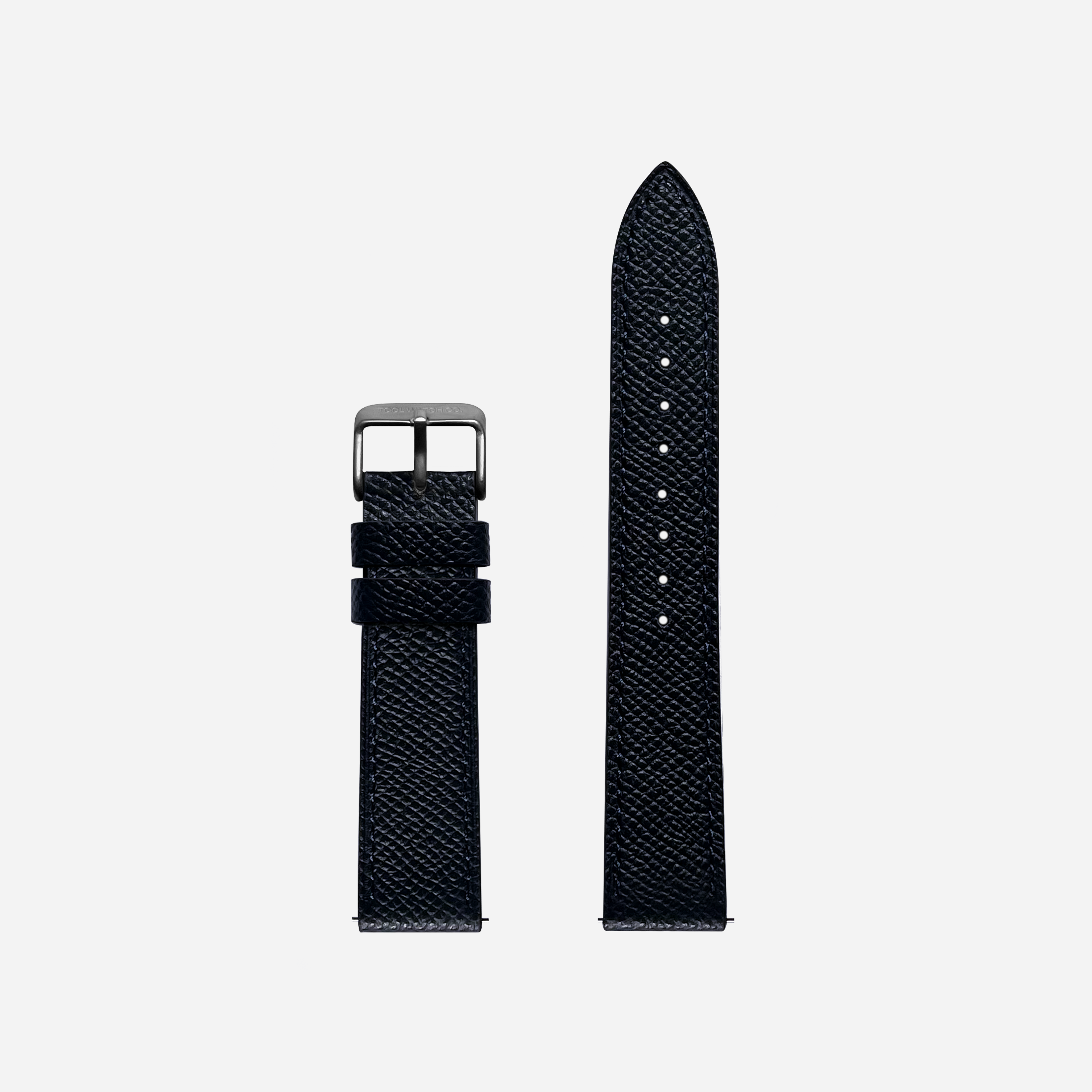 Blue Saffiano Leather Strap — Tool Watch Co.