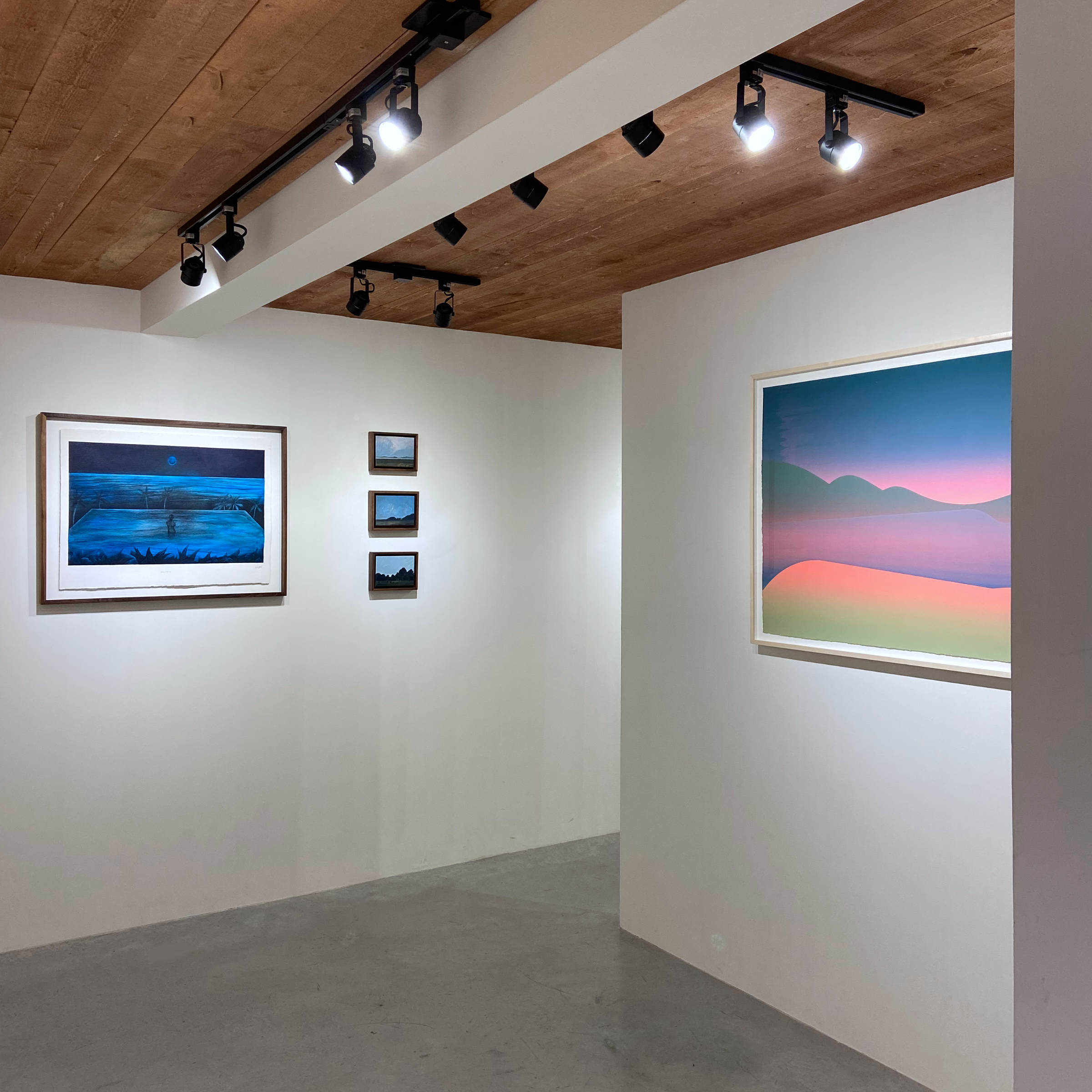 Les quatorze noctambules, Vue d'expo, 2022. © Champagne et Paradis.