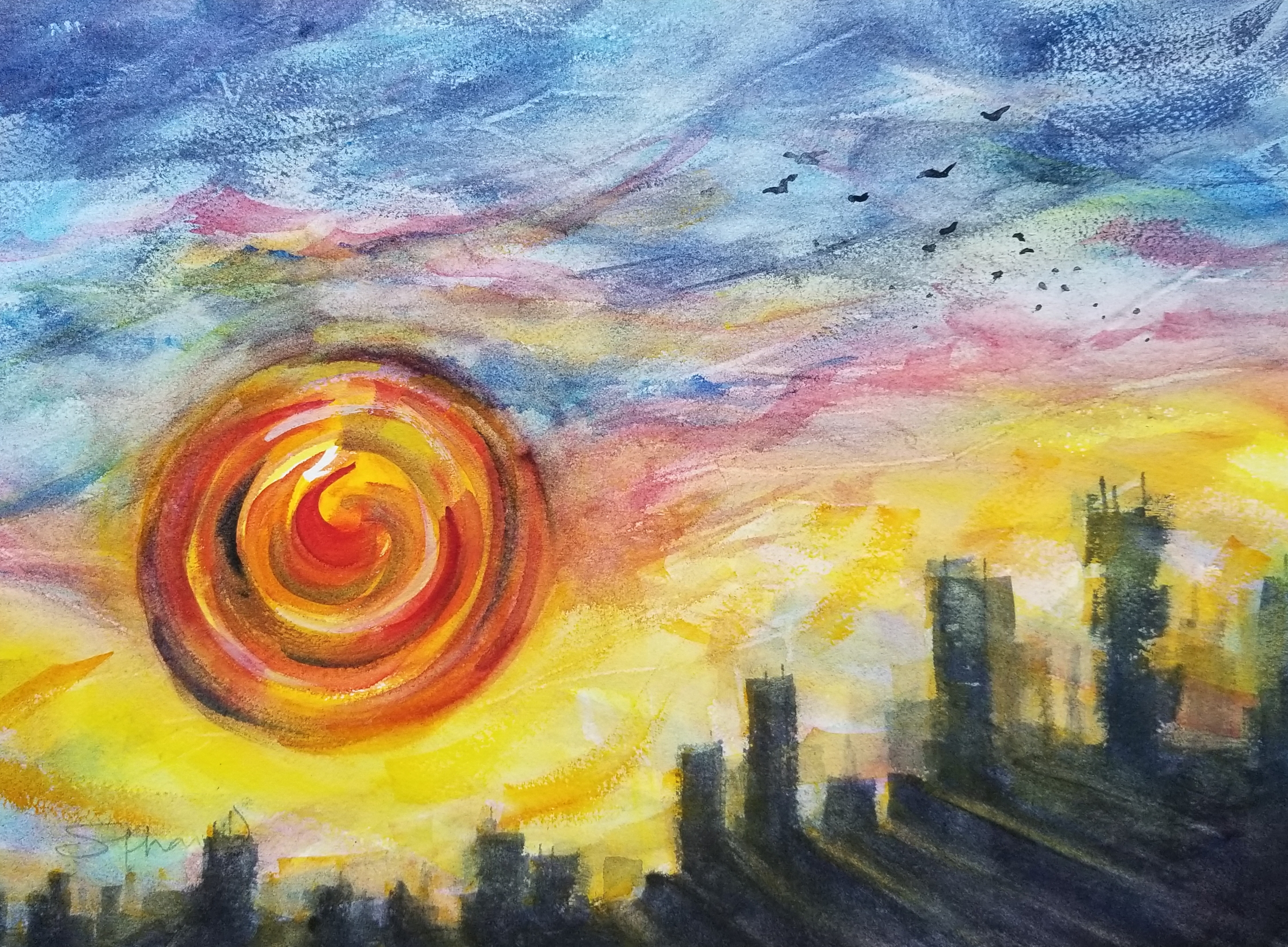 SUNRISE OF SEVEN COLORS - Private Collection