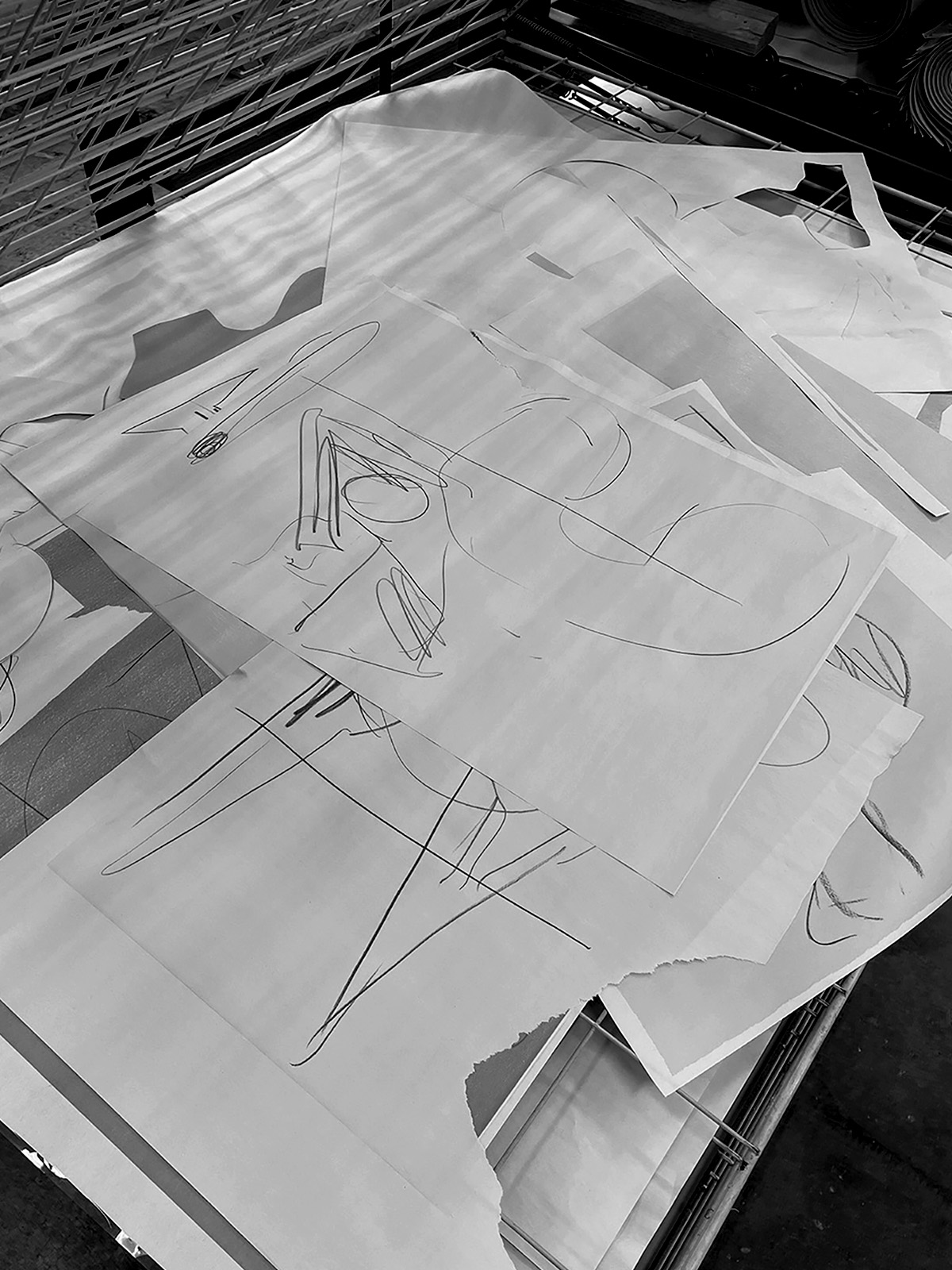 Artist residency and studio work in Tamarind Institute October 2024