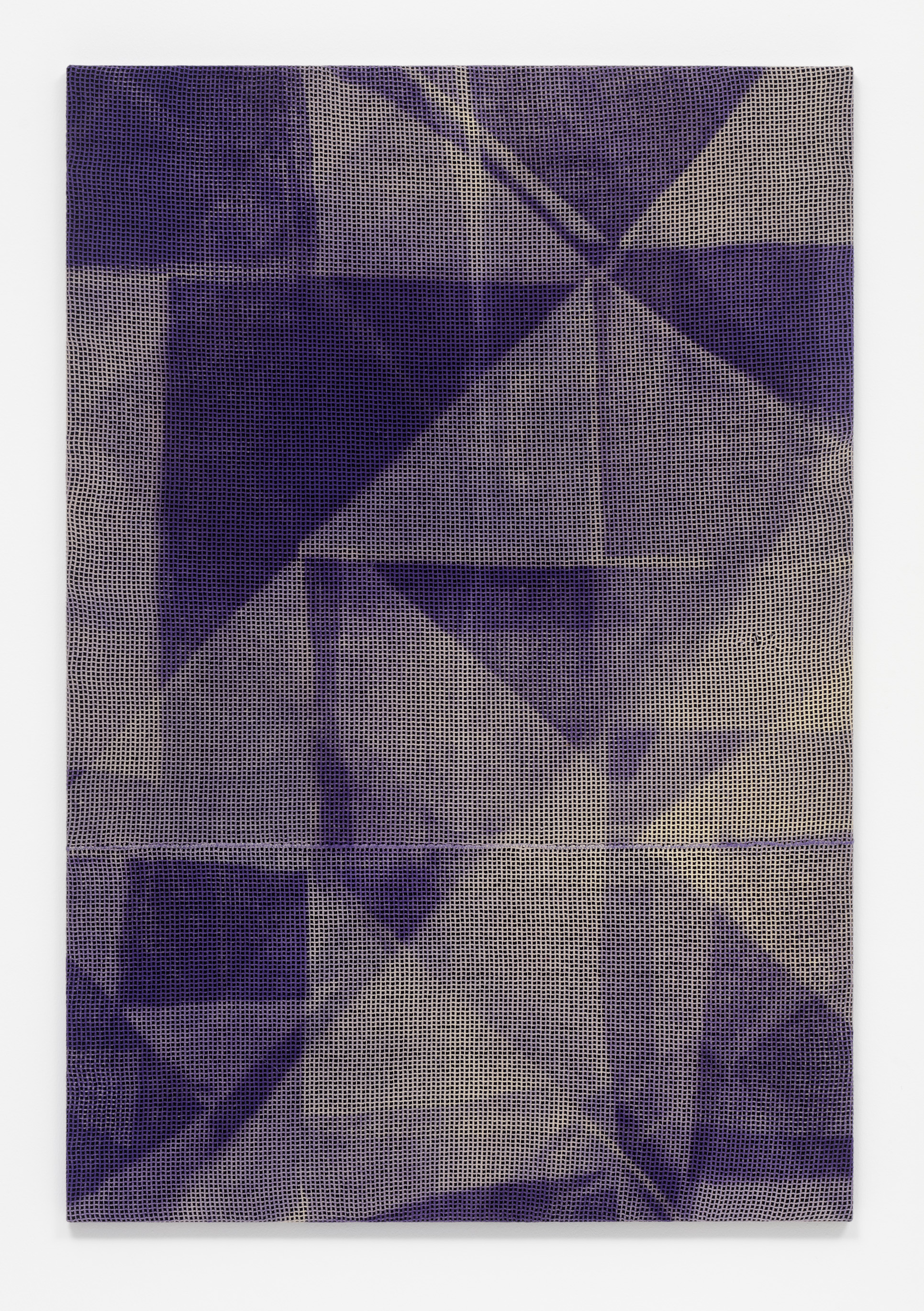 untitled, 122x83cm, dye and bleach on mesh fabric, 2016