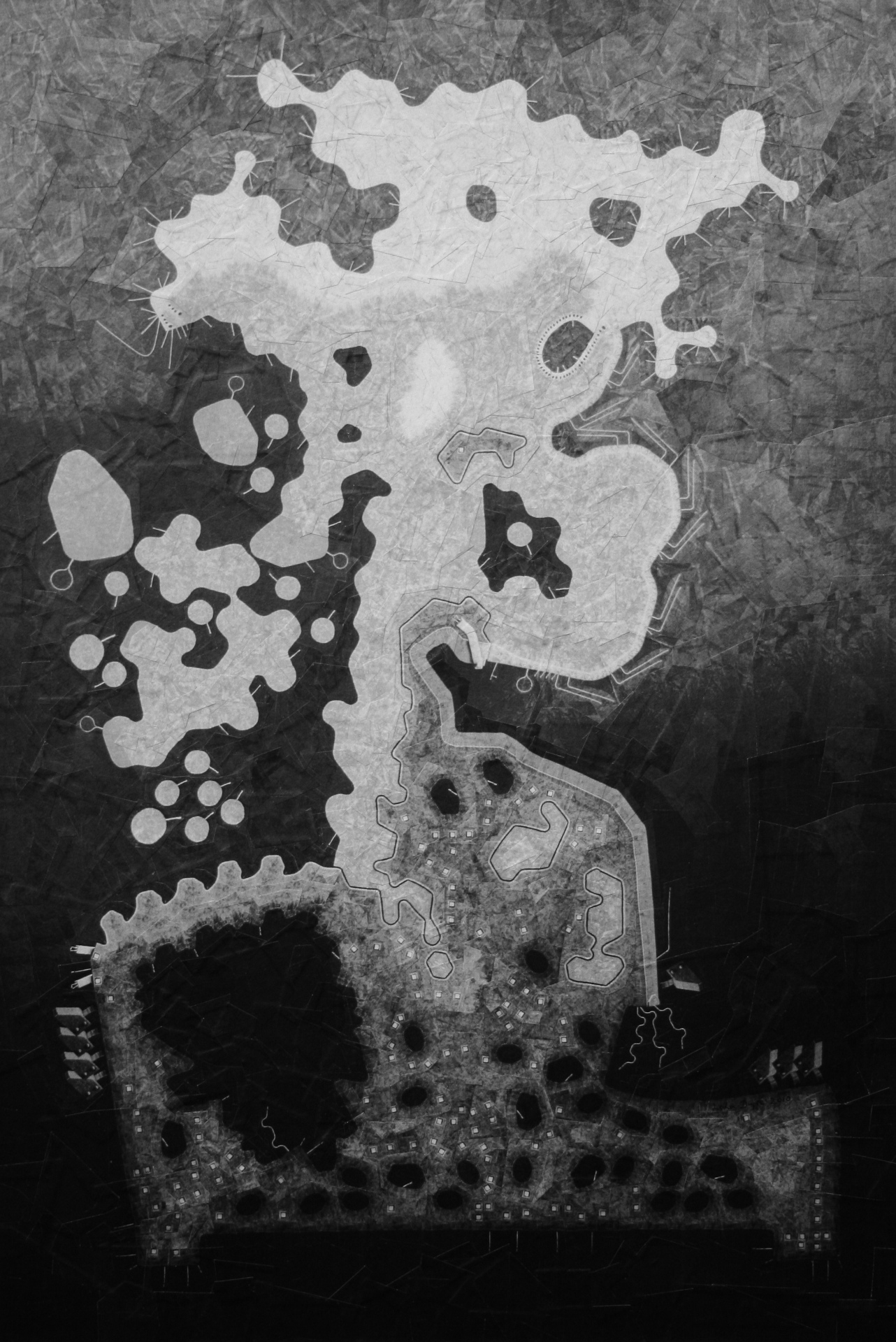 Robot #5, manipulation of Robot #4, 2010, 18 x 12.5 inches