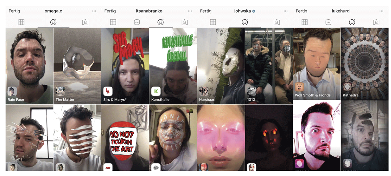 My AR Filters @ Page Magazine