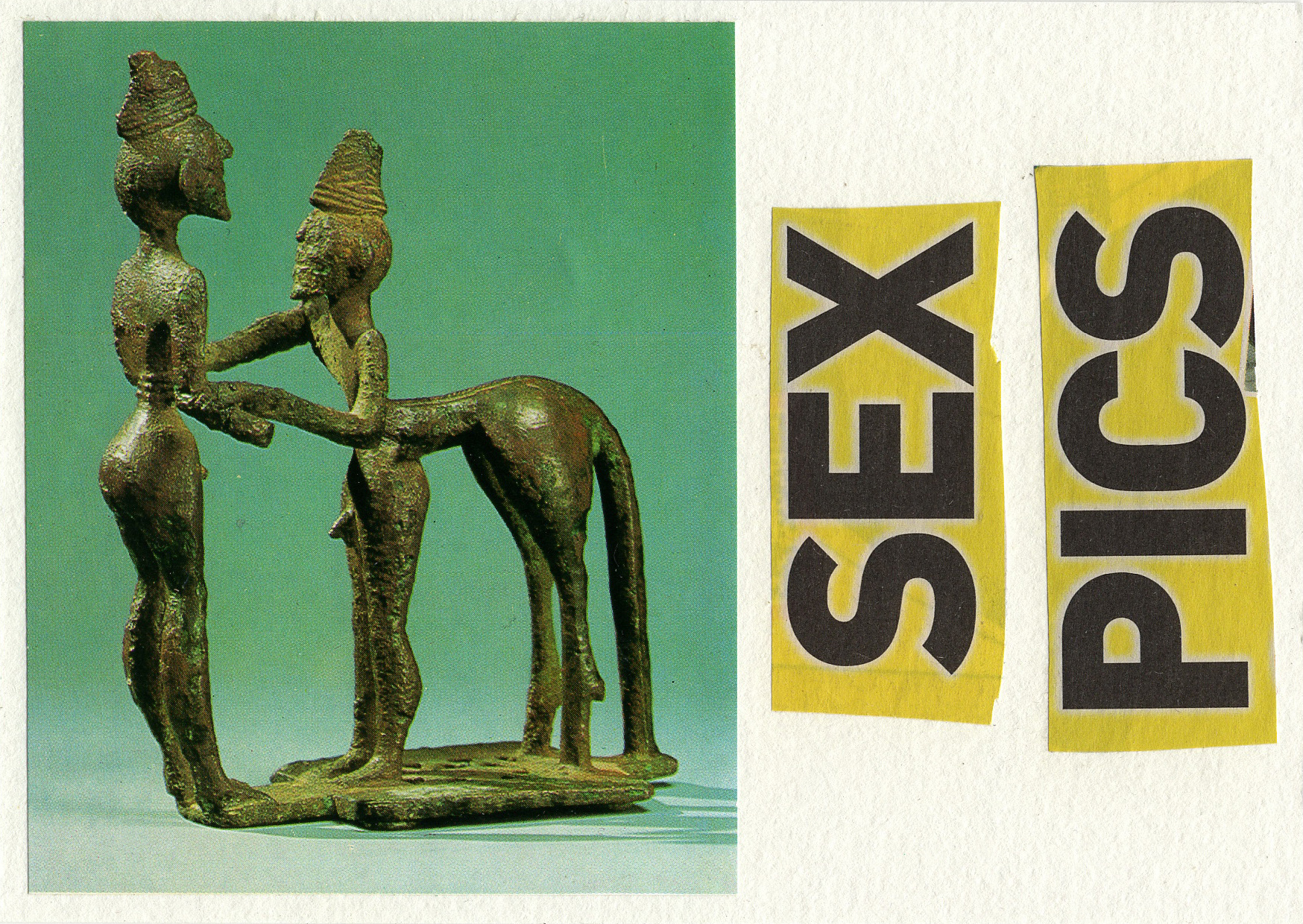Sex Pics, 2023, photomontage, 15 x 10 cm