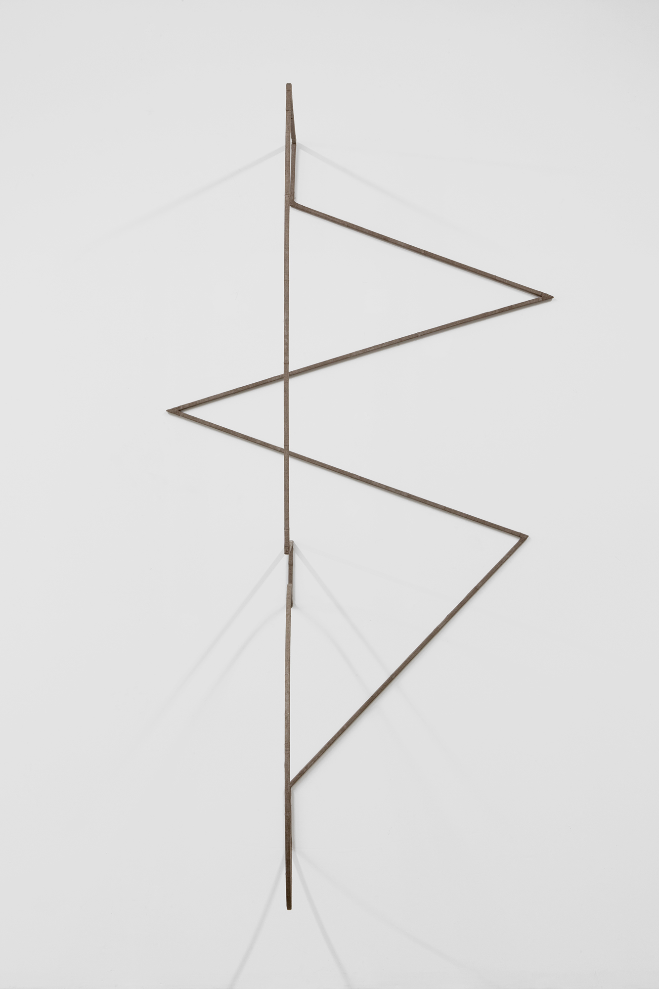 Dictionary of Insubordinate Geometry (DIG) #2, 2014Steel wrapped with linen, acrylic paint93 &sup1;&frasl;₂" x 39 &sup1;&frasl;₄" x 38 &sup1;&frasl;₄"