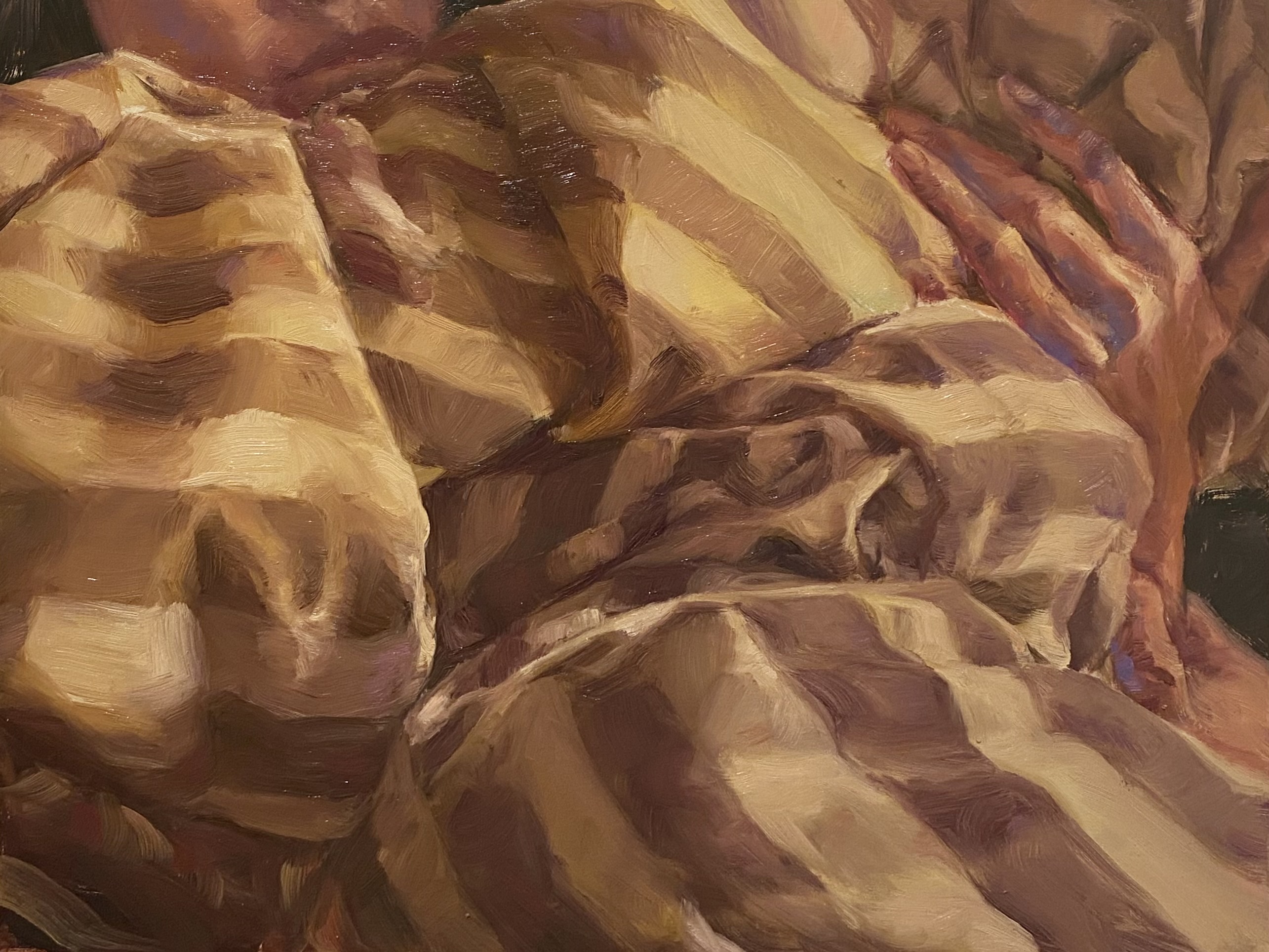 d&eacute;border, 2025oil on MDF36 x 45 cm