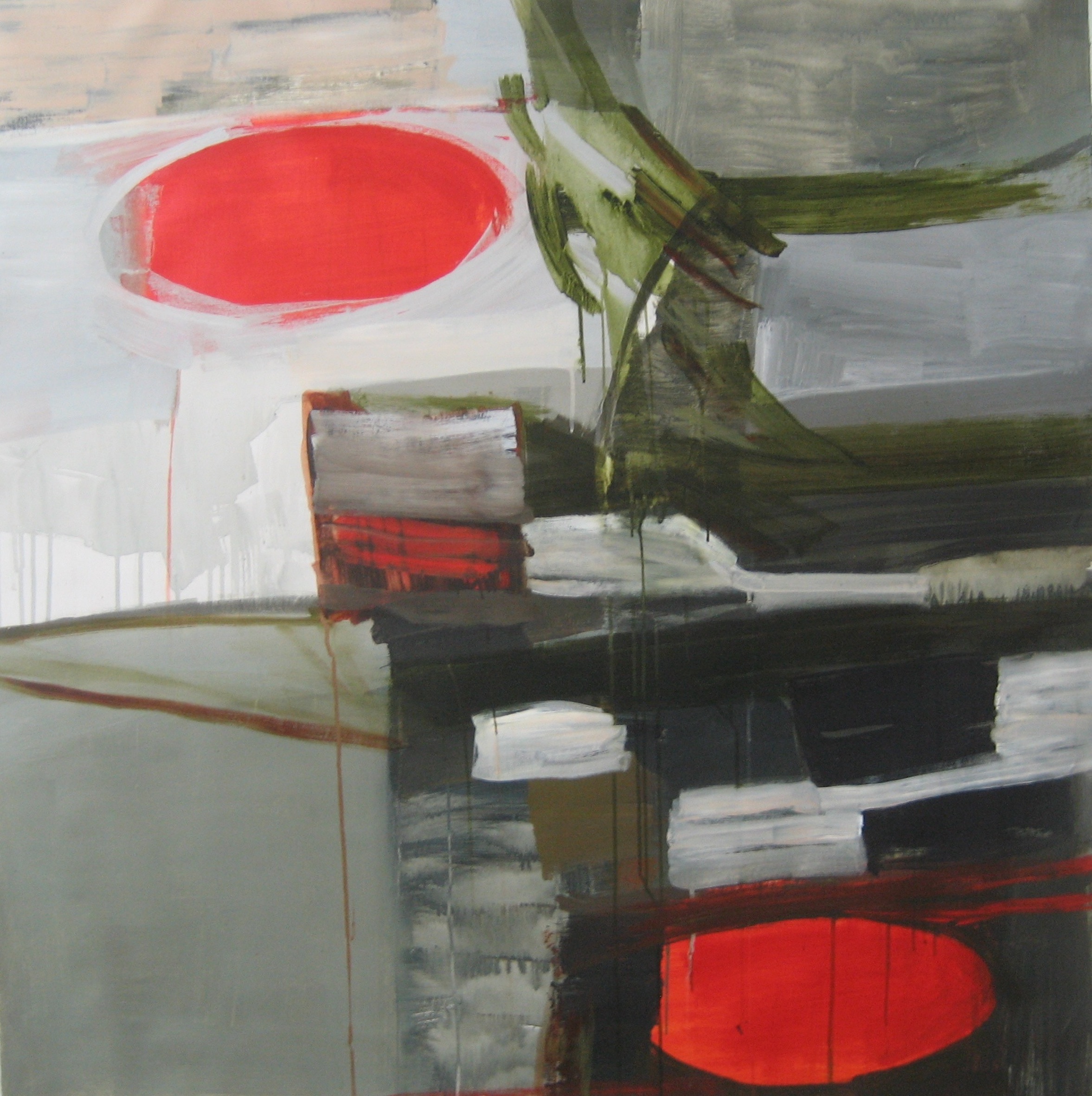 Longing - 53x53" acrylic on canvas 2007