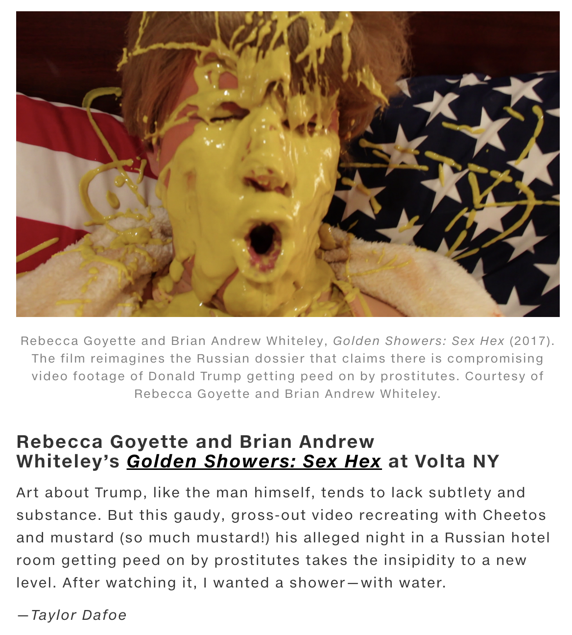 Golden Showers: A Sex Hex - www.brianwhiteleyart.com