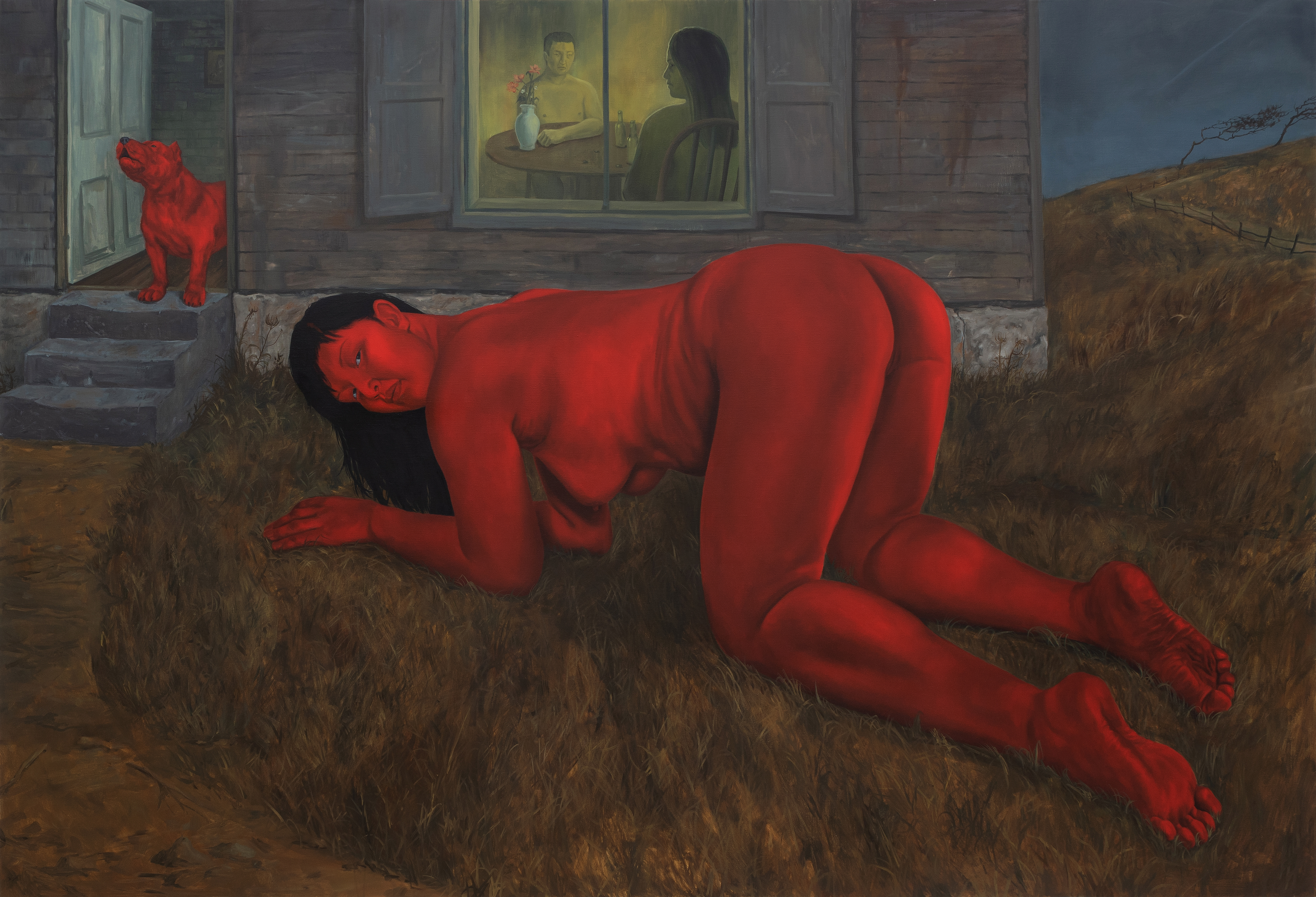 What is a Home to a Giantess?, oil on canvas, 170x250 cm