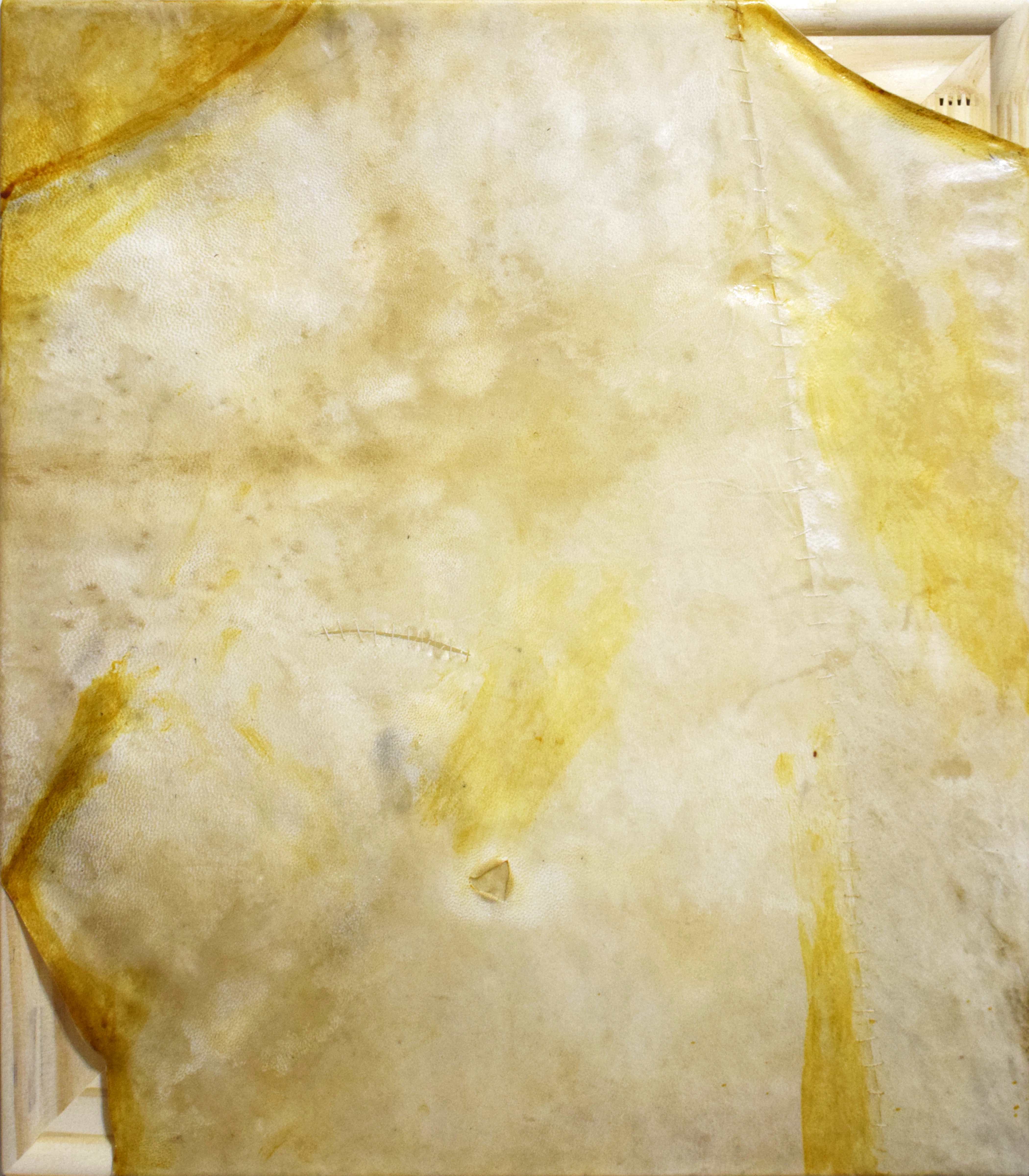 FROM SKIN TO SKIN, 1, 2025, Iodine on Goat Parchment