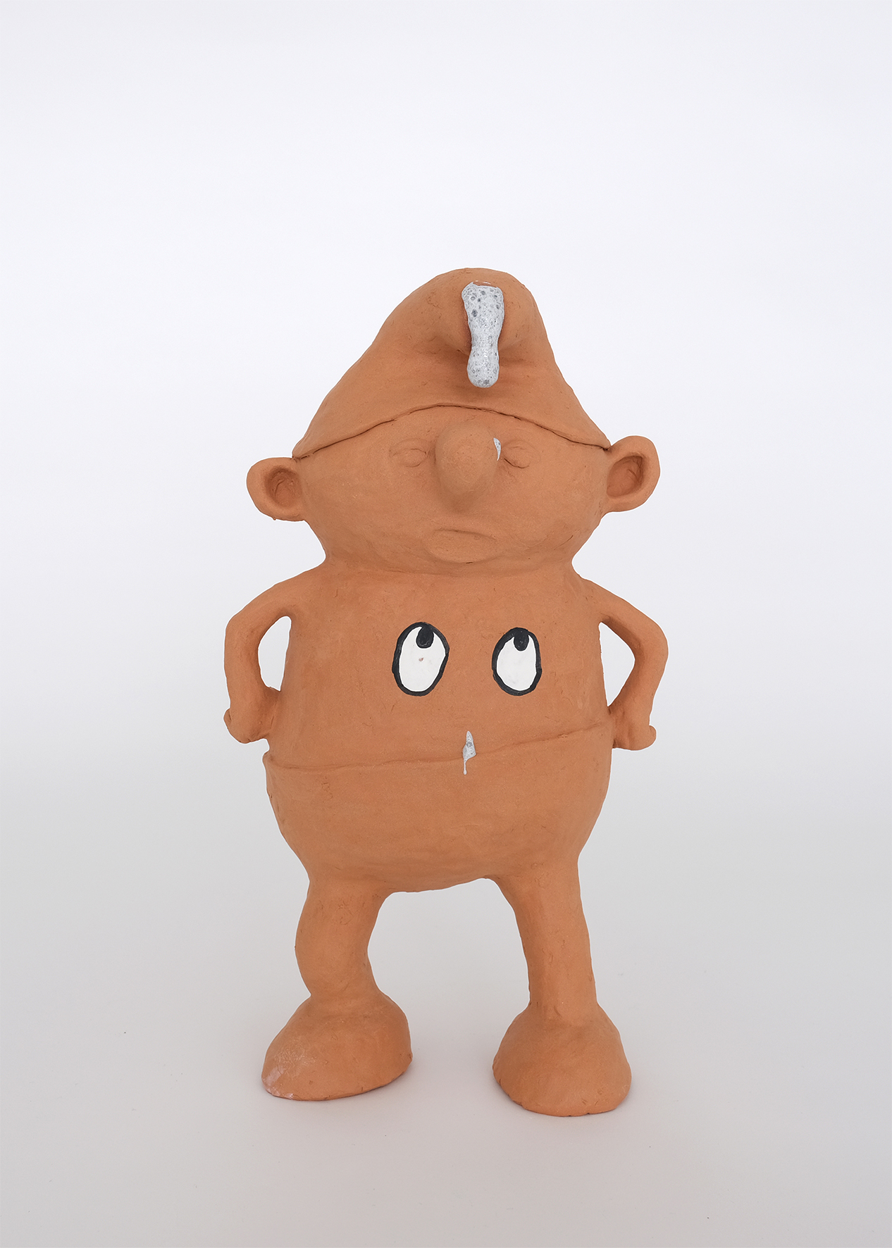 YVONNE ROGENMOSER  Schlumpf (Vase), 2021 Stoneware, engoben,  transparent glaze