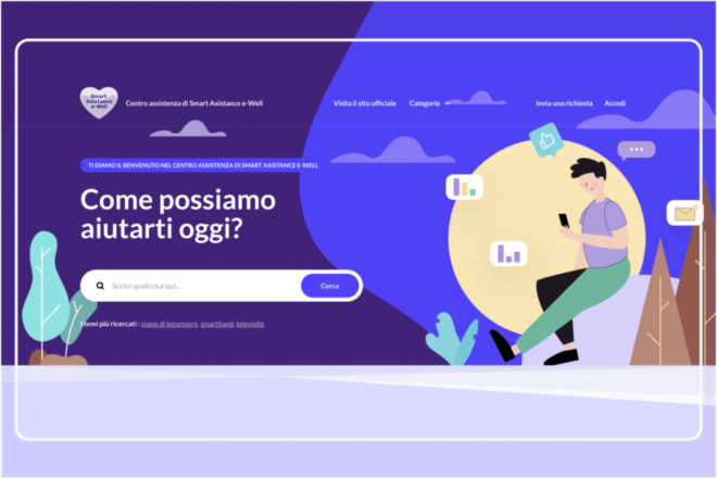 Landing page of ENEL X's Help Center