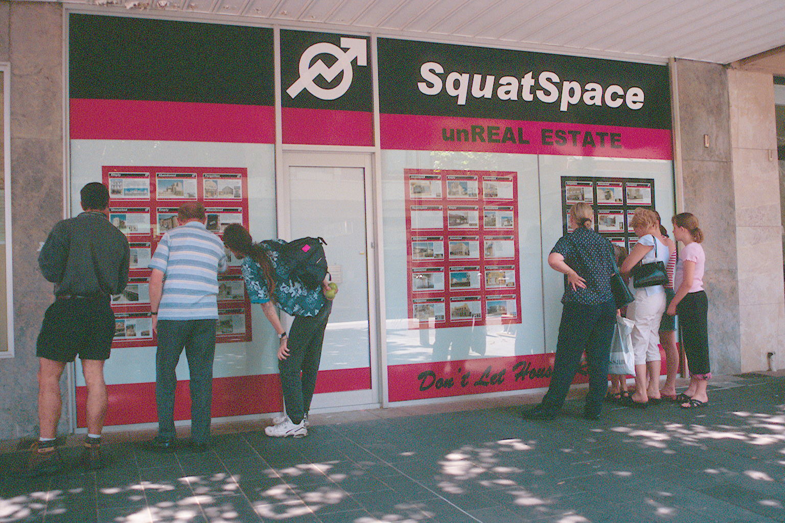 SquatSpace, UnReal Estate, Newcastle, Australia, 2002,