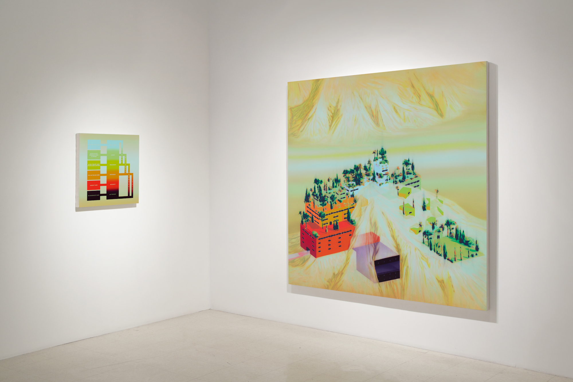 Take Care (Diptych). 2012. 