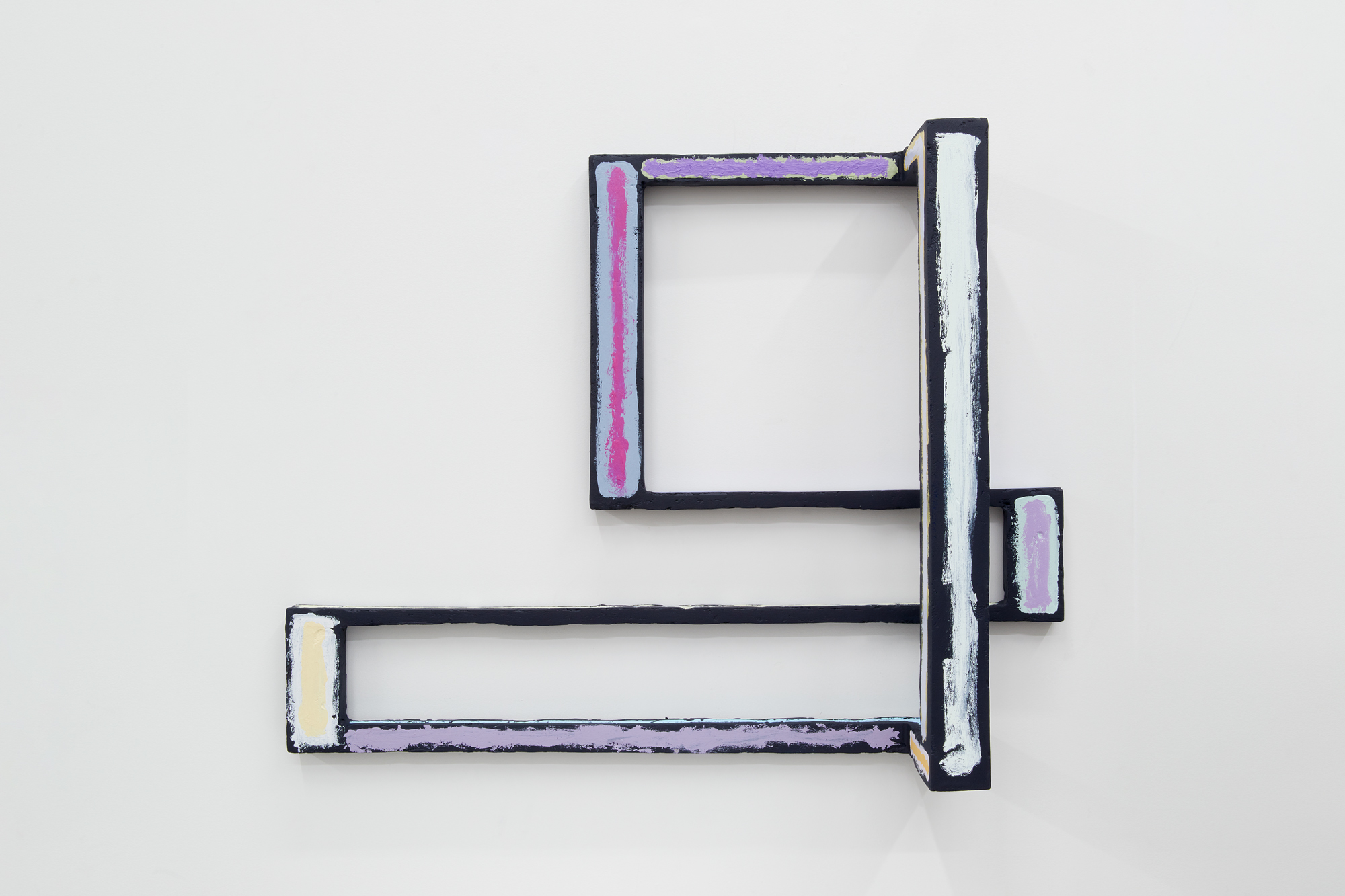 Utterance 6, 2019Mild steel, stucco, acrylic paint23 &sup1;&frasl;₄" x 30 &sup1;&frasl;₄" x 6 &sup1;&frasl;₄"