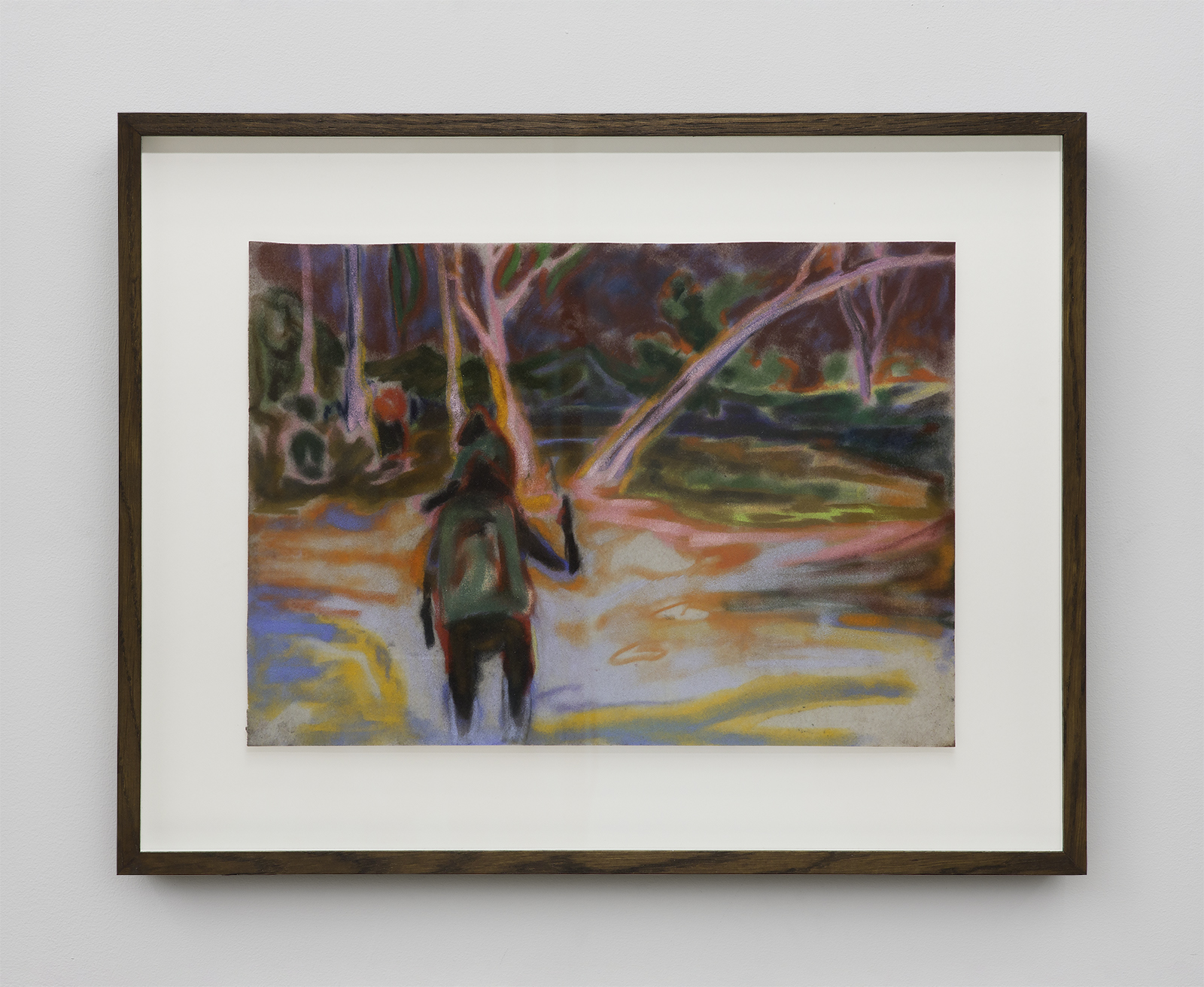 Study for ‘View of Vaaldam’ no.1, 2023, pastel on Hahnemühle Velour, 25 x 35 cm (9 7/8 x 13 3/4 in)