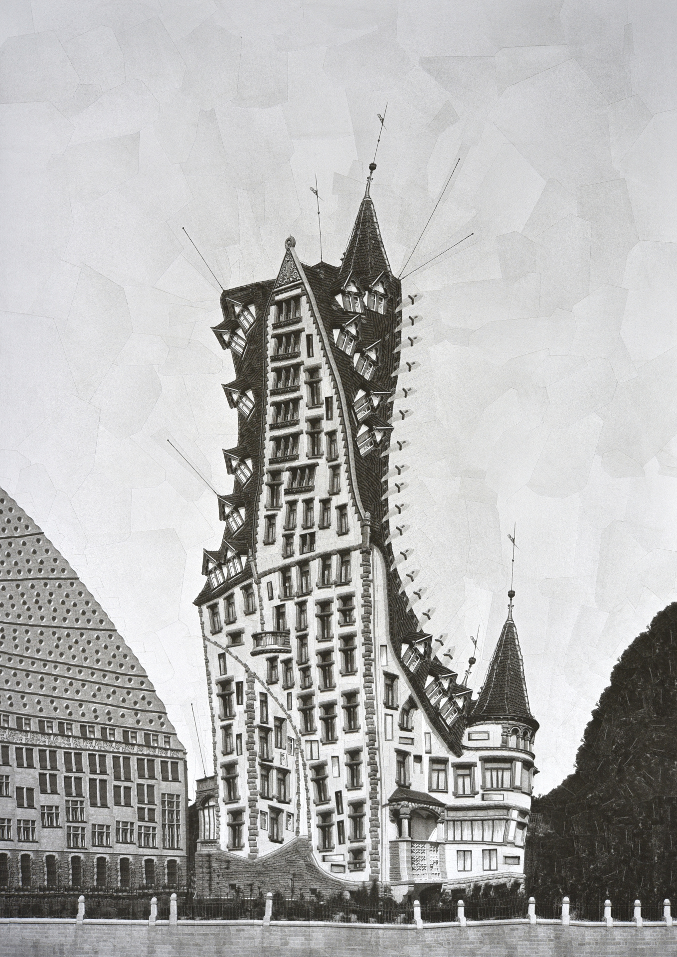 A weekend in Stuttgart, 2019, 11.5 x 16.5 inches 