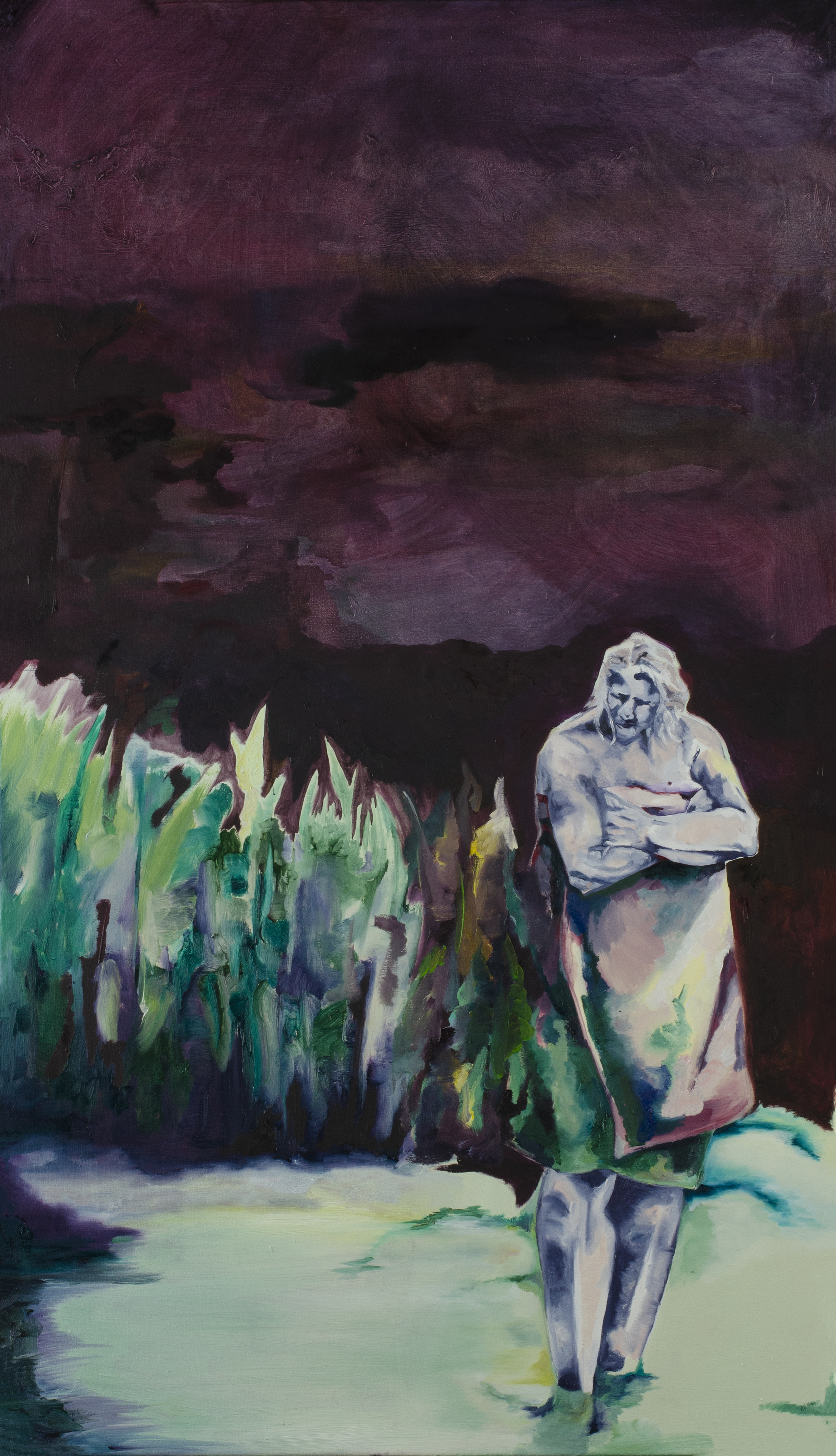 Untitled, Oil on linen, 110 x 70, 2021