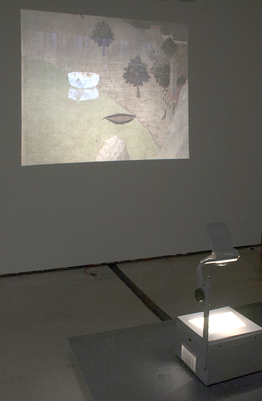 Spectre, 2015, variable dimensions, HDV projection, OHP projection, 10mins (loop)