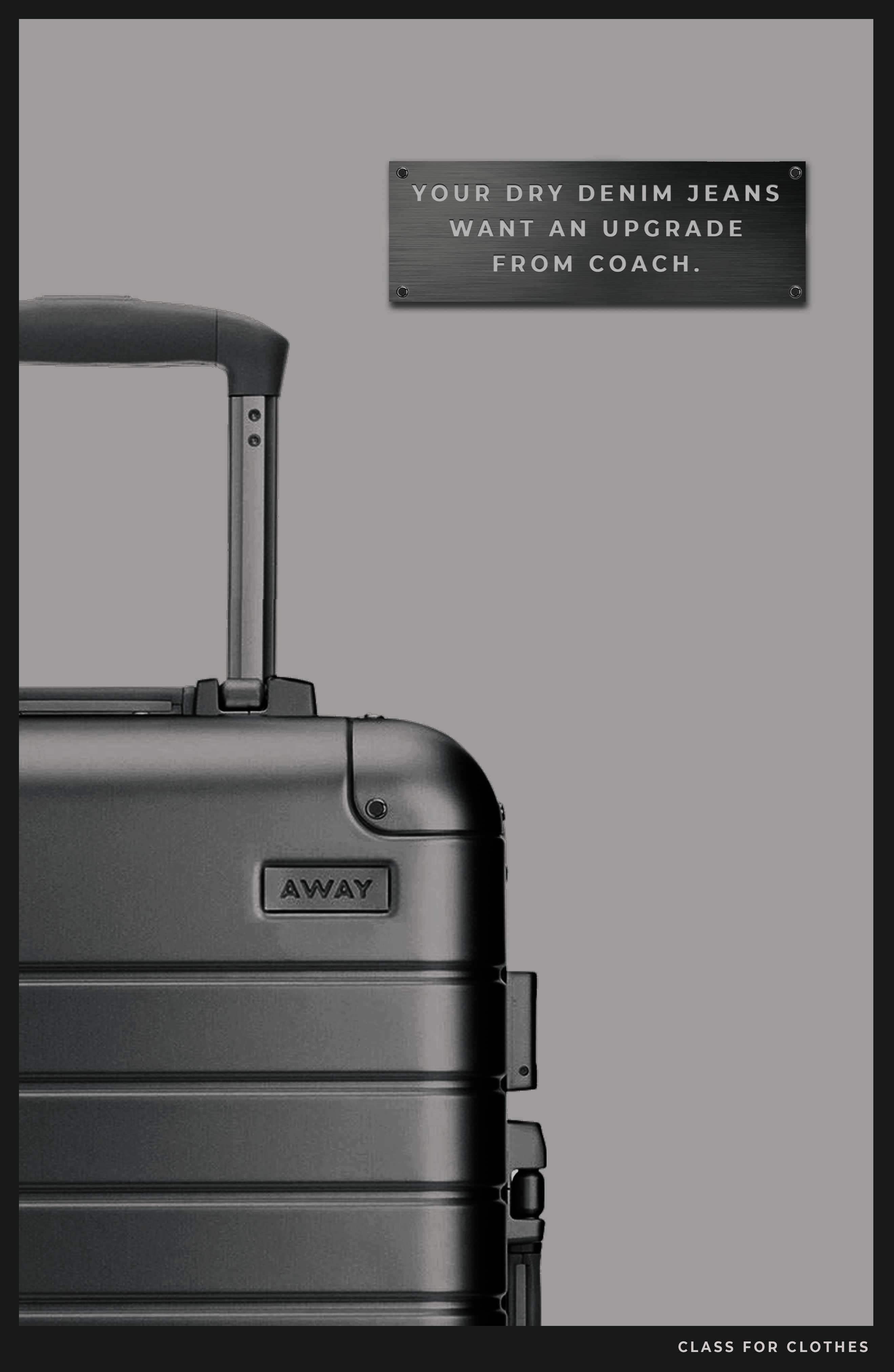 away luggage black