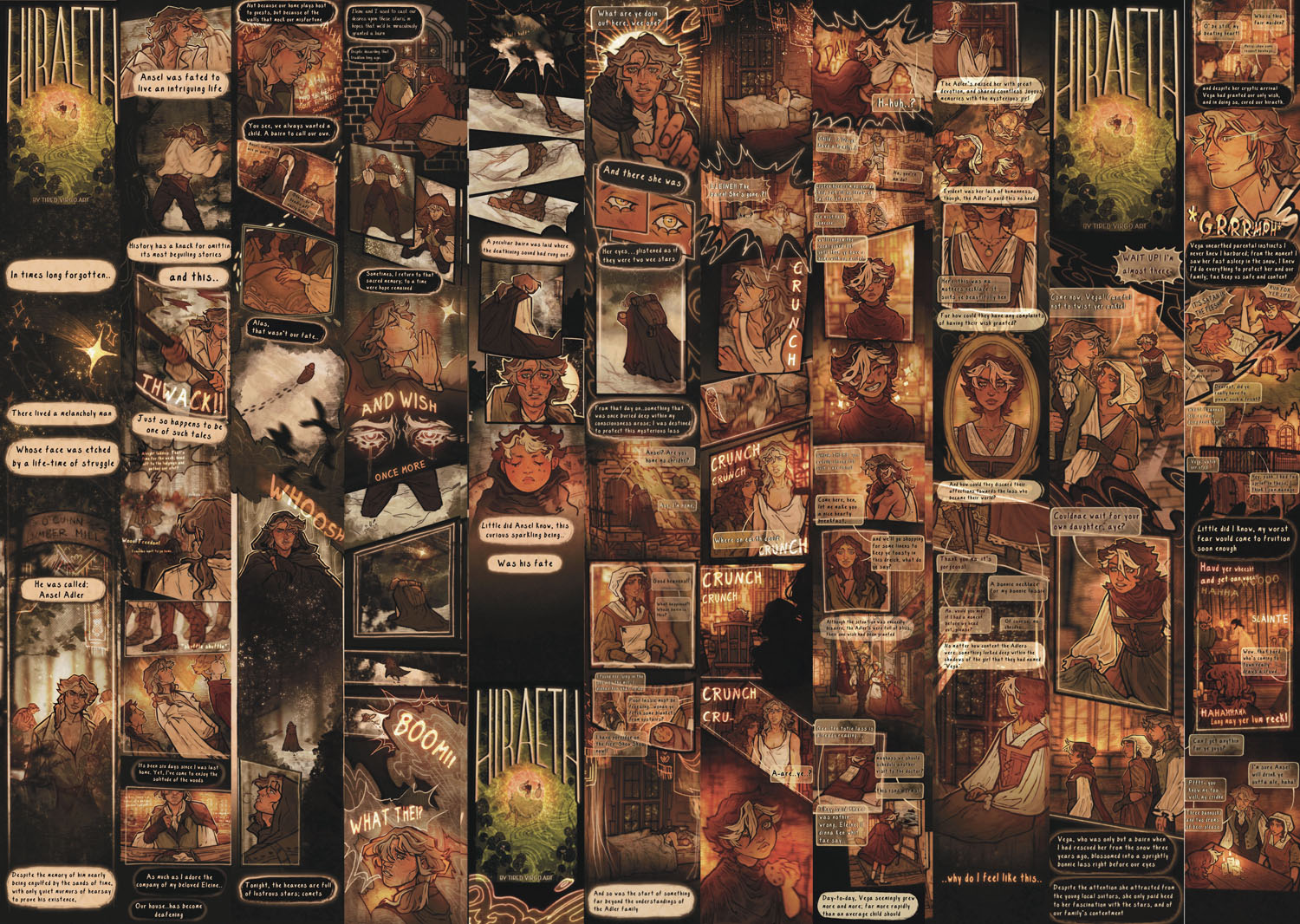 Hiraeth  Digital Illustration, 49&rdquo; x 35&rdquo; , 2022