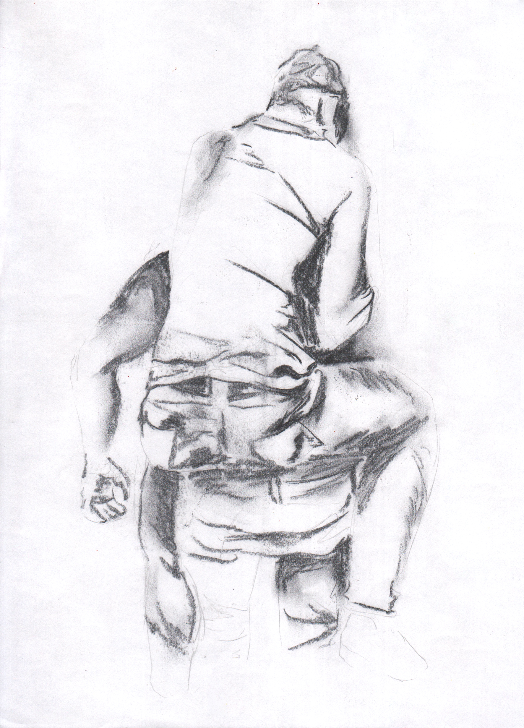 Charcoal on paper, 420 x 298 mm, 2020