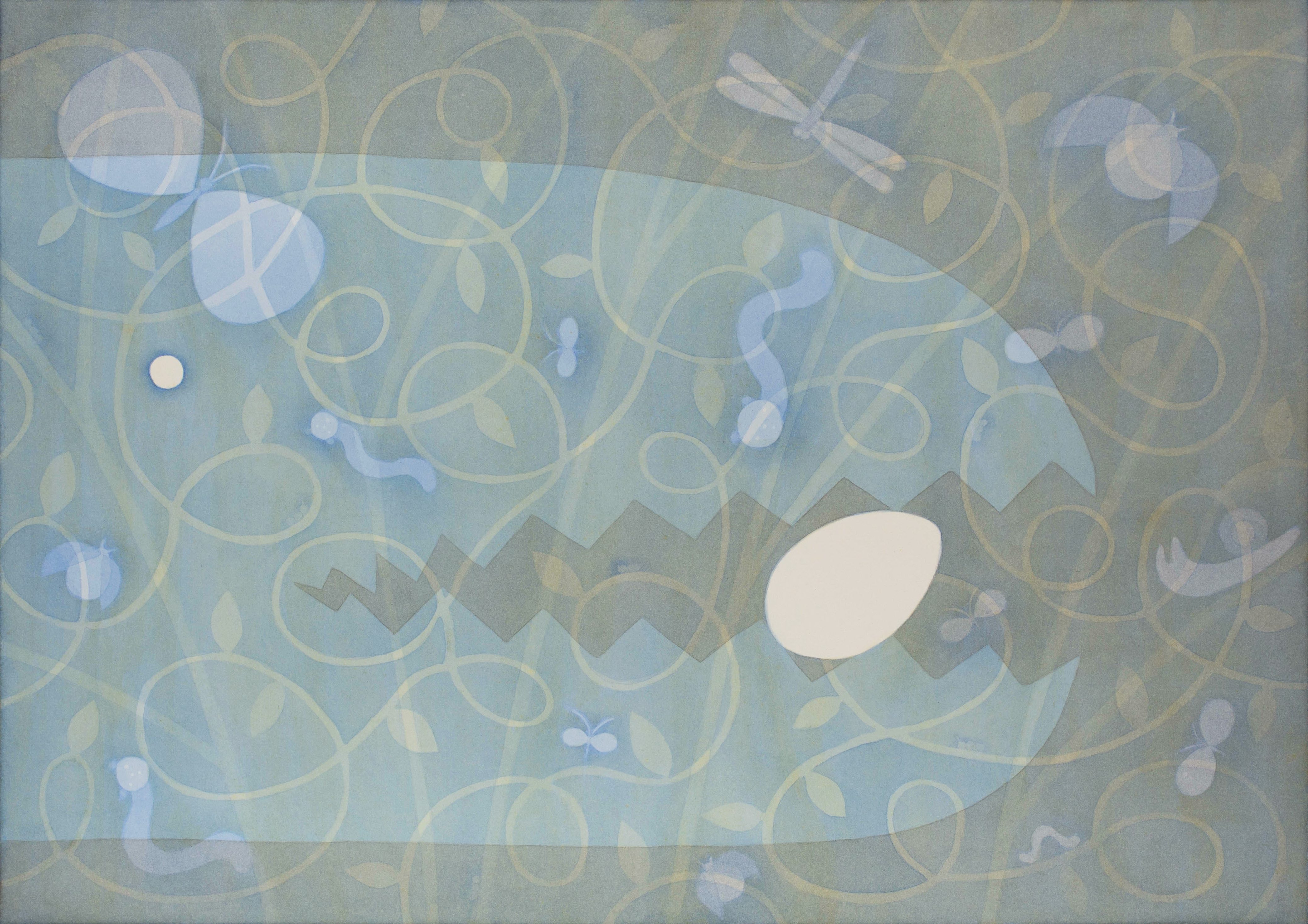 〈でもなんのたまご〉 29.7×42.0cm 2025