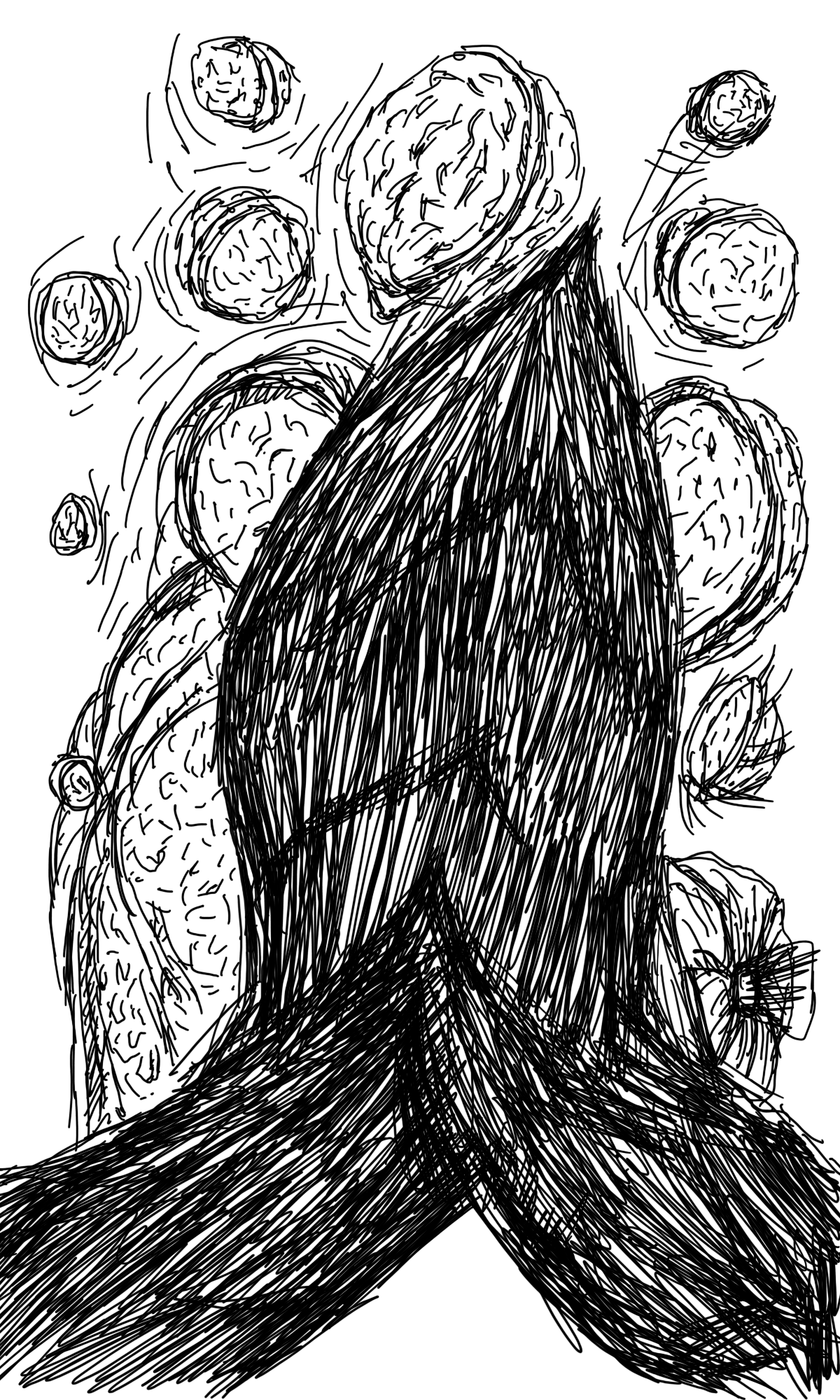 뿔/덩어리_Horn/Mass_digital drawing_2021