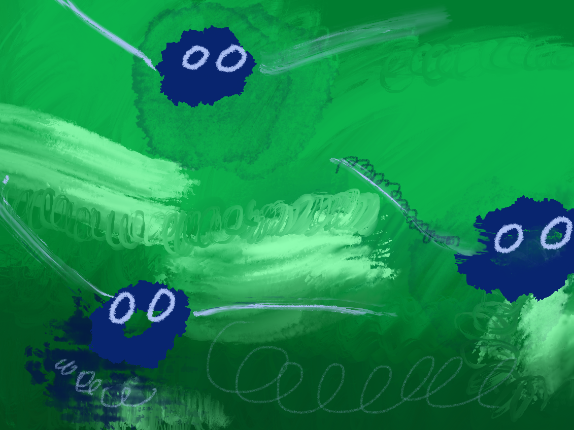 Three sisters, 2020, digital illustration