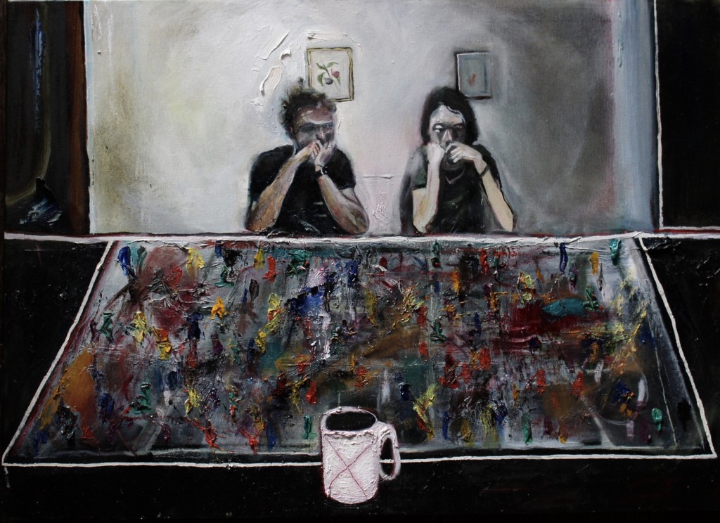 Jeu de Société | oil on canvas | 70 x 50 cm | 2018