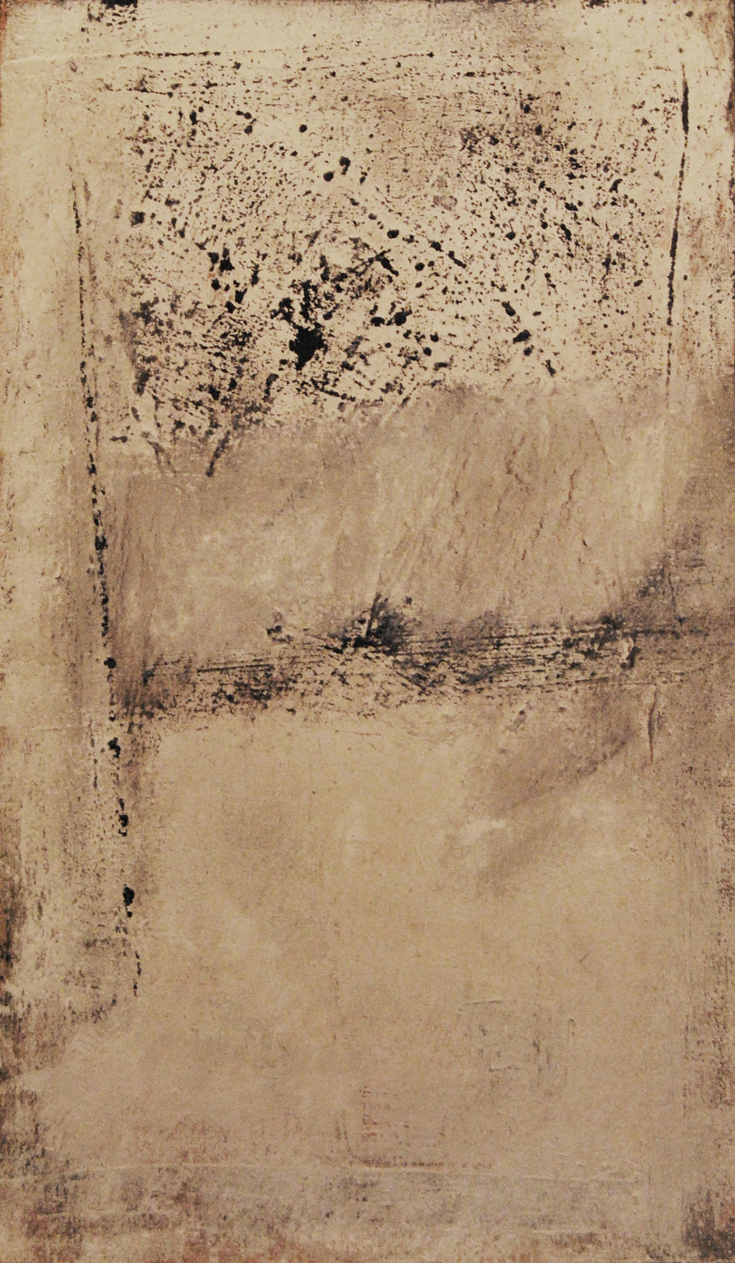 Good Morning Mrs. Eleonor 'Bett', 1998, Acryl und Kreide auf Leinwand, 85 x 50 cm