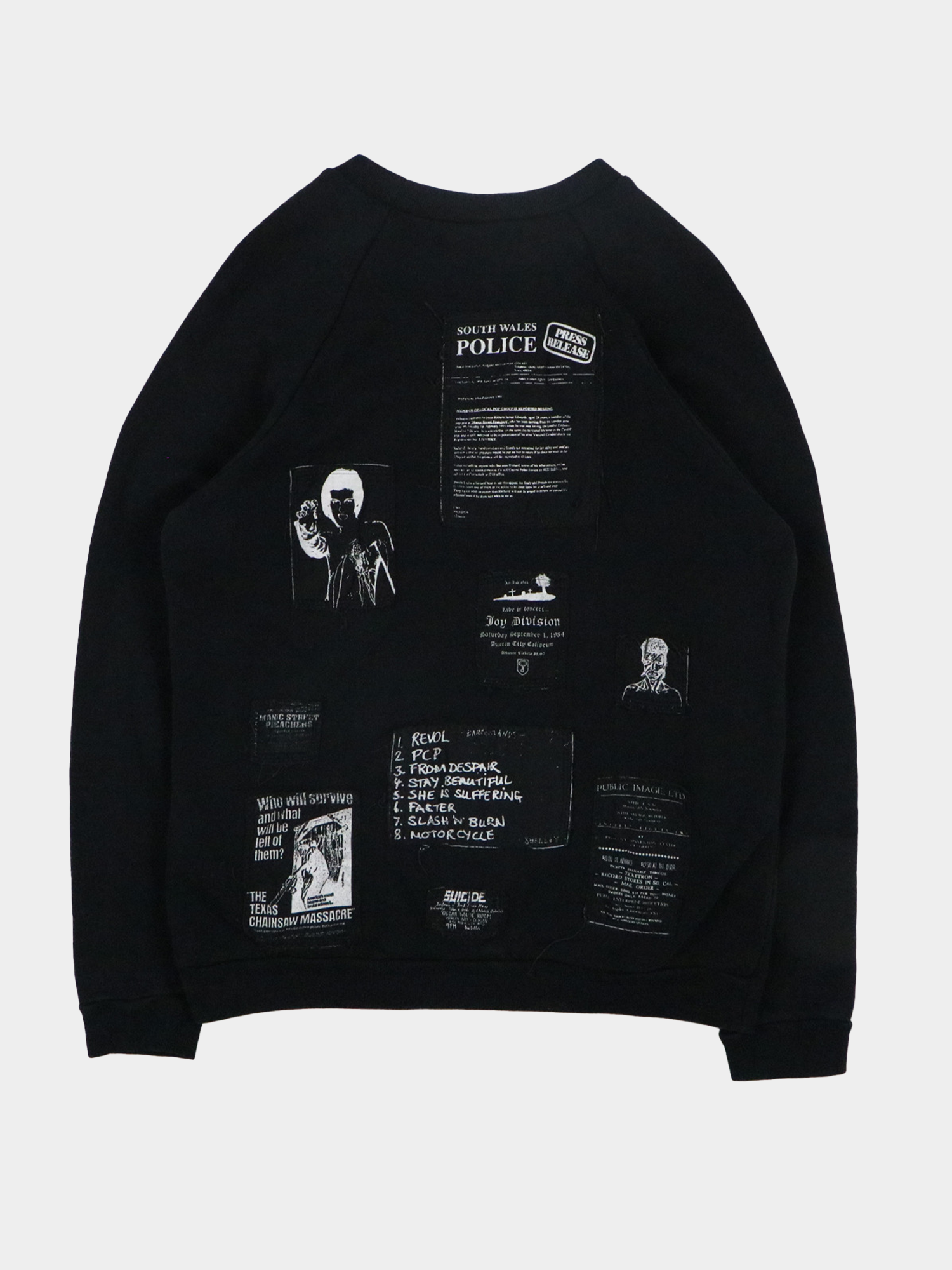 RAF SIMONS Everything Patch Crewneck - ARCHIVED