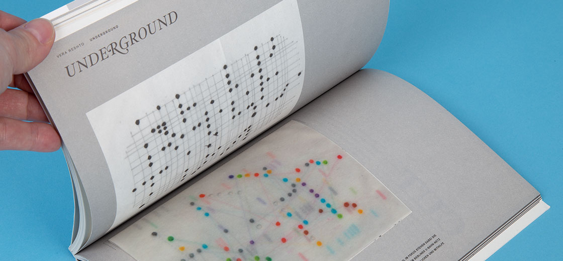 Spread with the embeded book