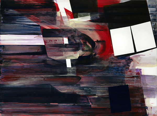 Untitled, acrylic on board 48x65", 122x165cm 2008