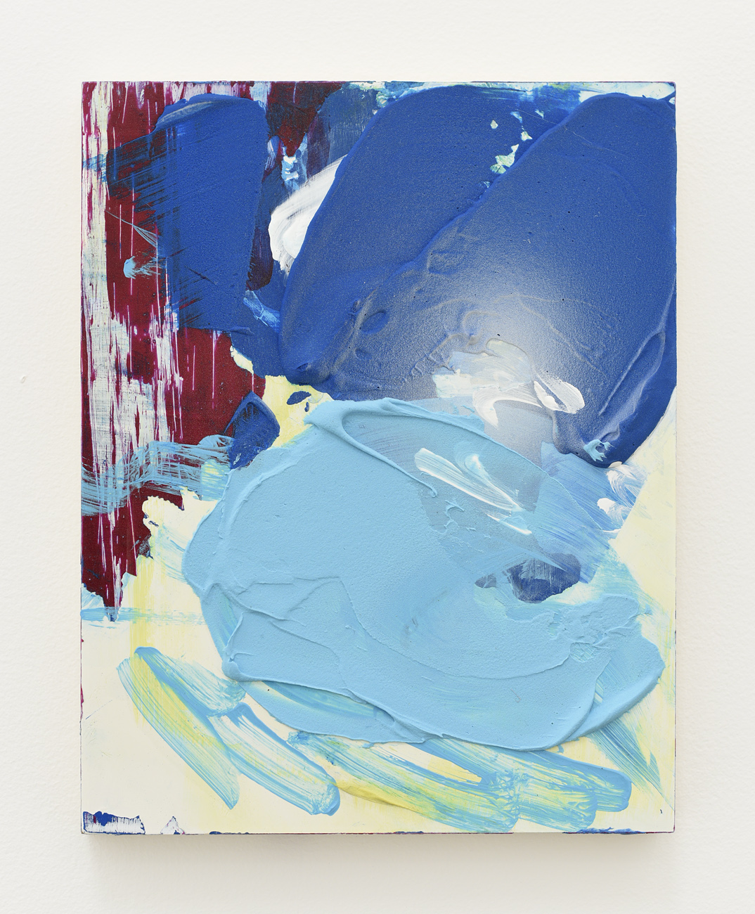 Untitled (LA) acrylic on board, 11x9", 28x23 cm