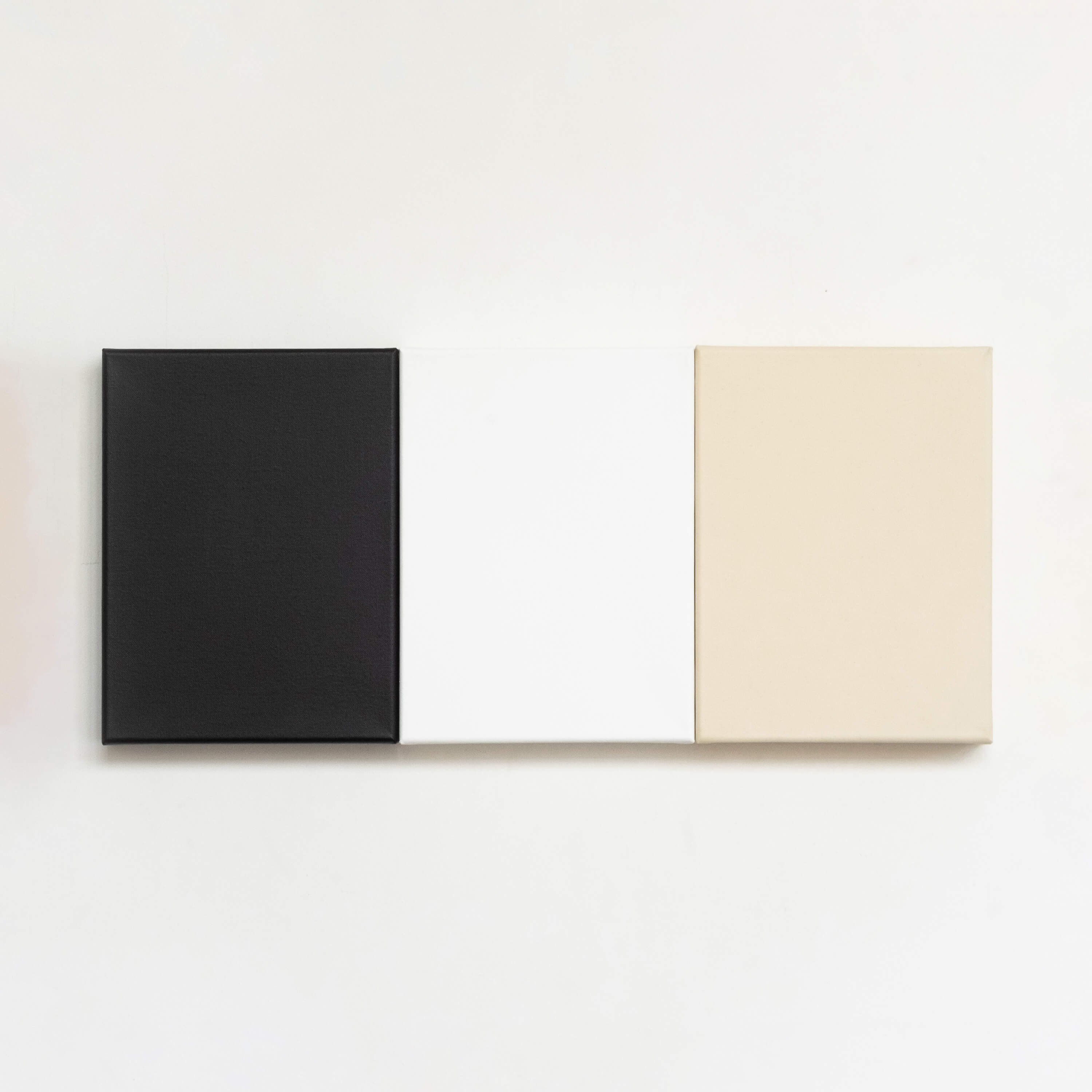 Units 1-3, 4-6, 2020 & 54-56 (Off-White&trade;), 2021, Acrylic on canvas, 12 x 27 x 2.25 in